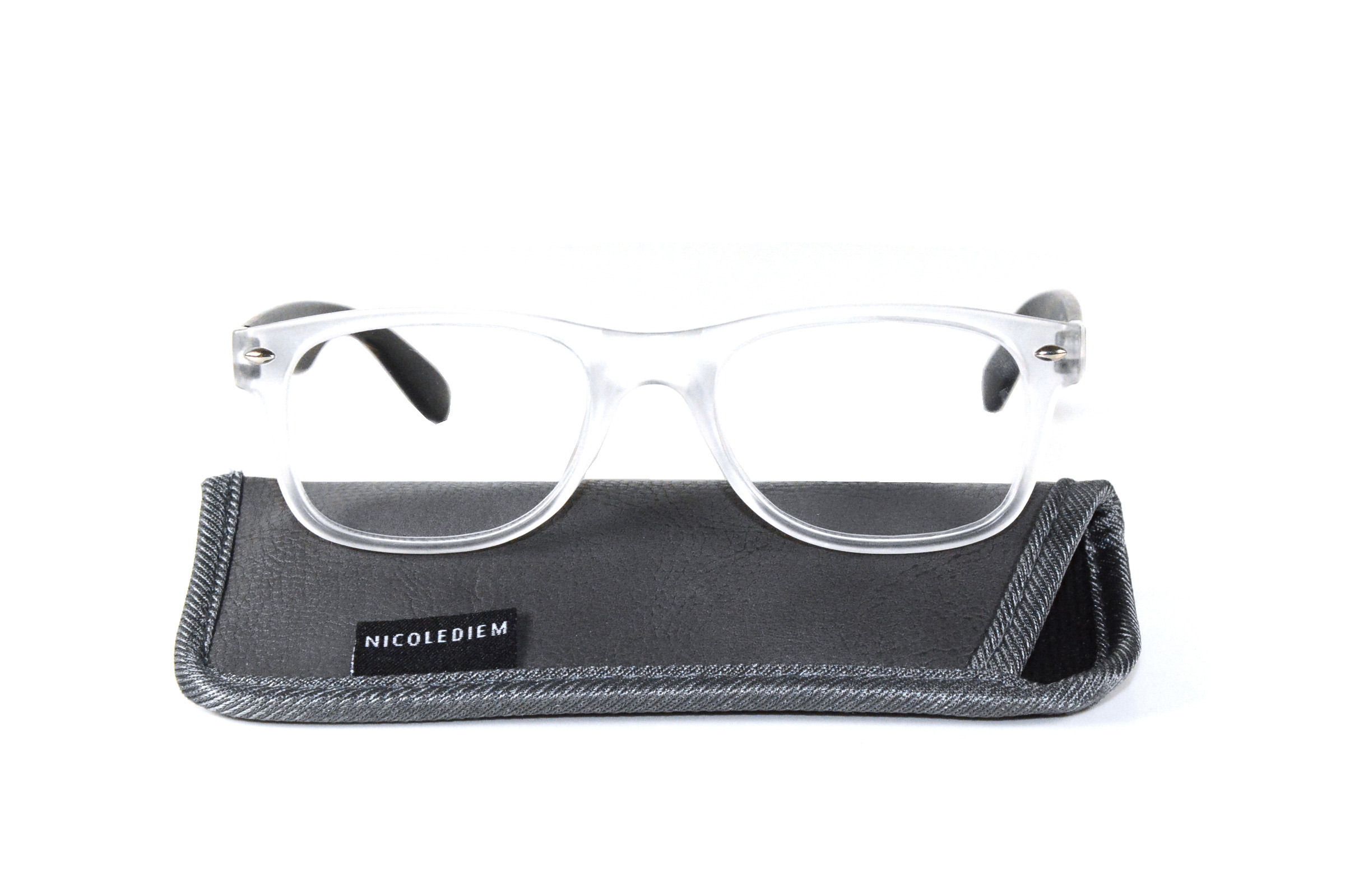 Nicole Diem Lesebrille 2.50dpt Act crystal-black