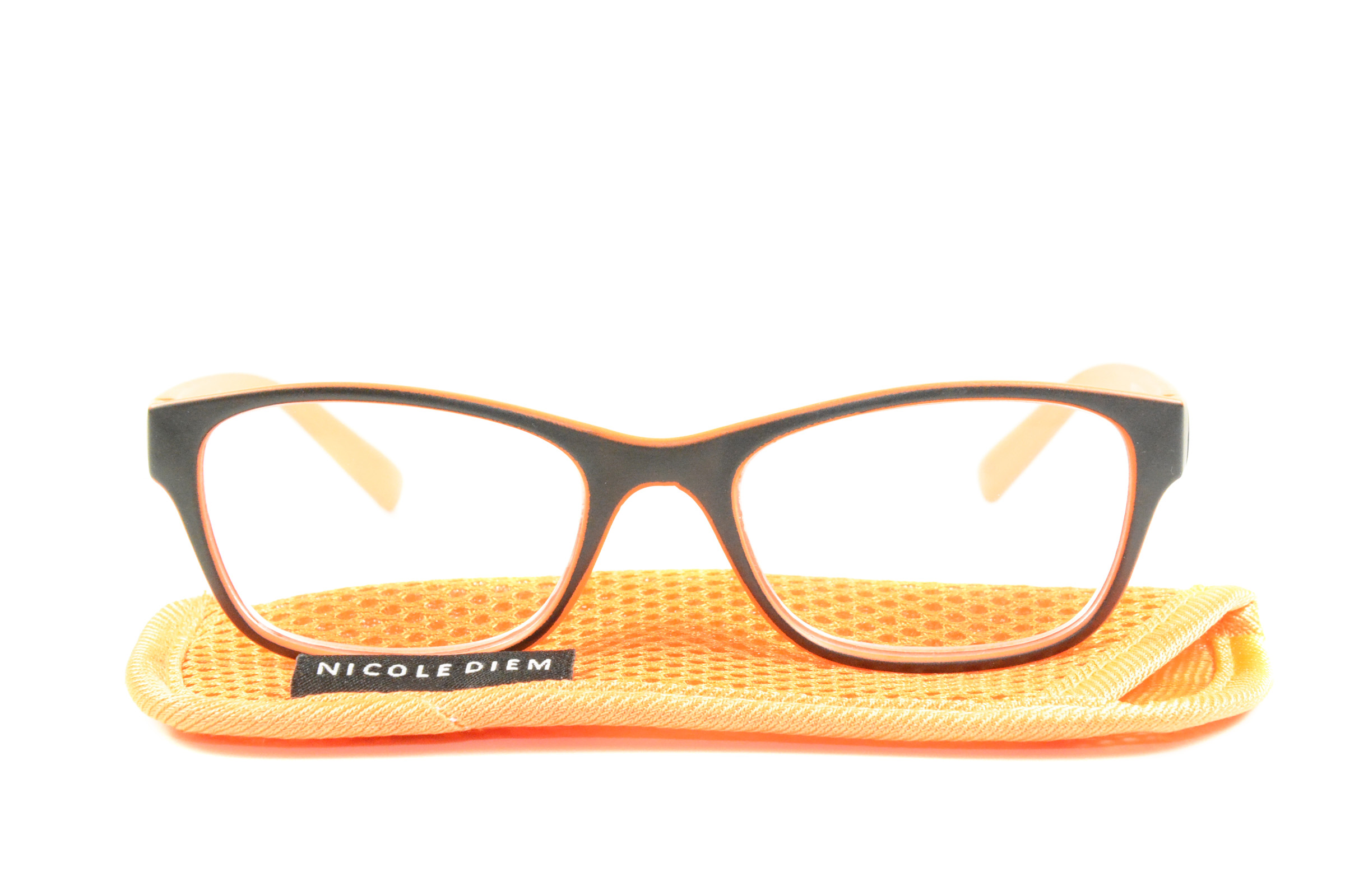 Nicole Diem Lesebrille 2.50dpt orange-black