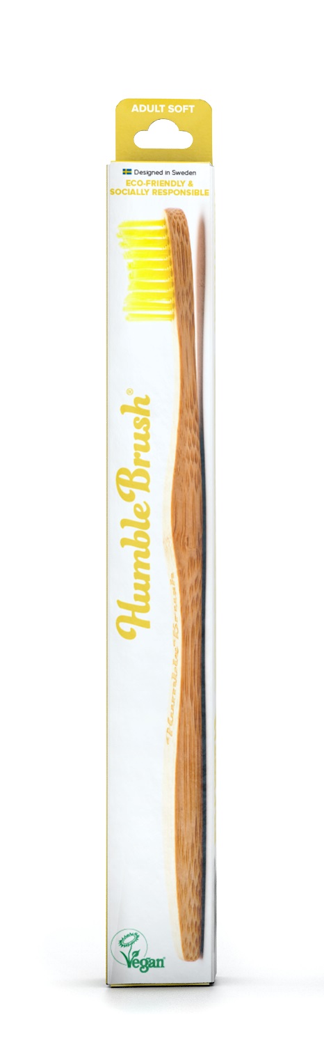 Humble Brush Zahnbürste Erwachsene gelb