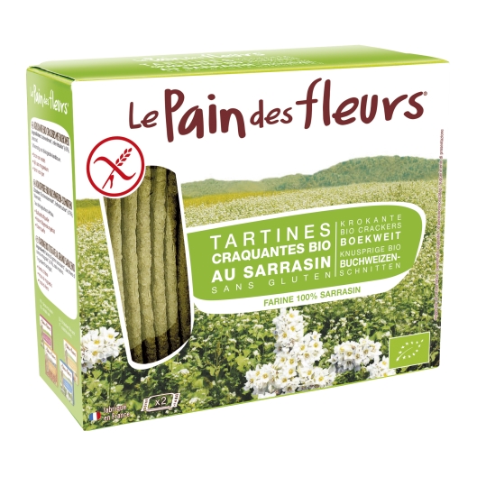 Le Pain des fleurs Knusprige Schnitten Buchweizen Bio glutenfrei