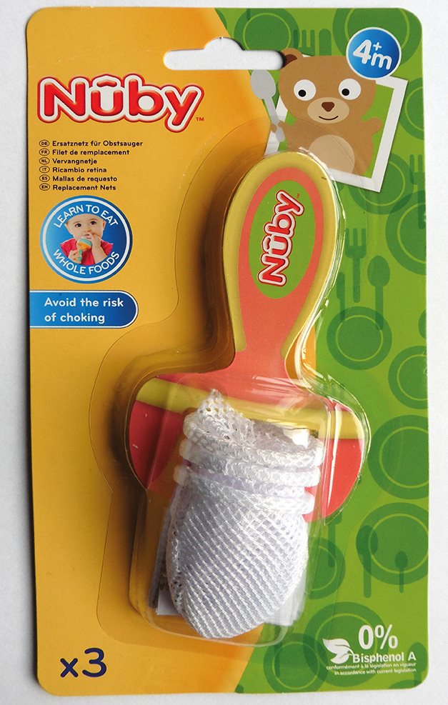 Nûby Ersatznetze Fruchtsauger Premium Premium