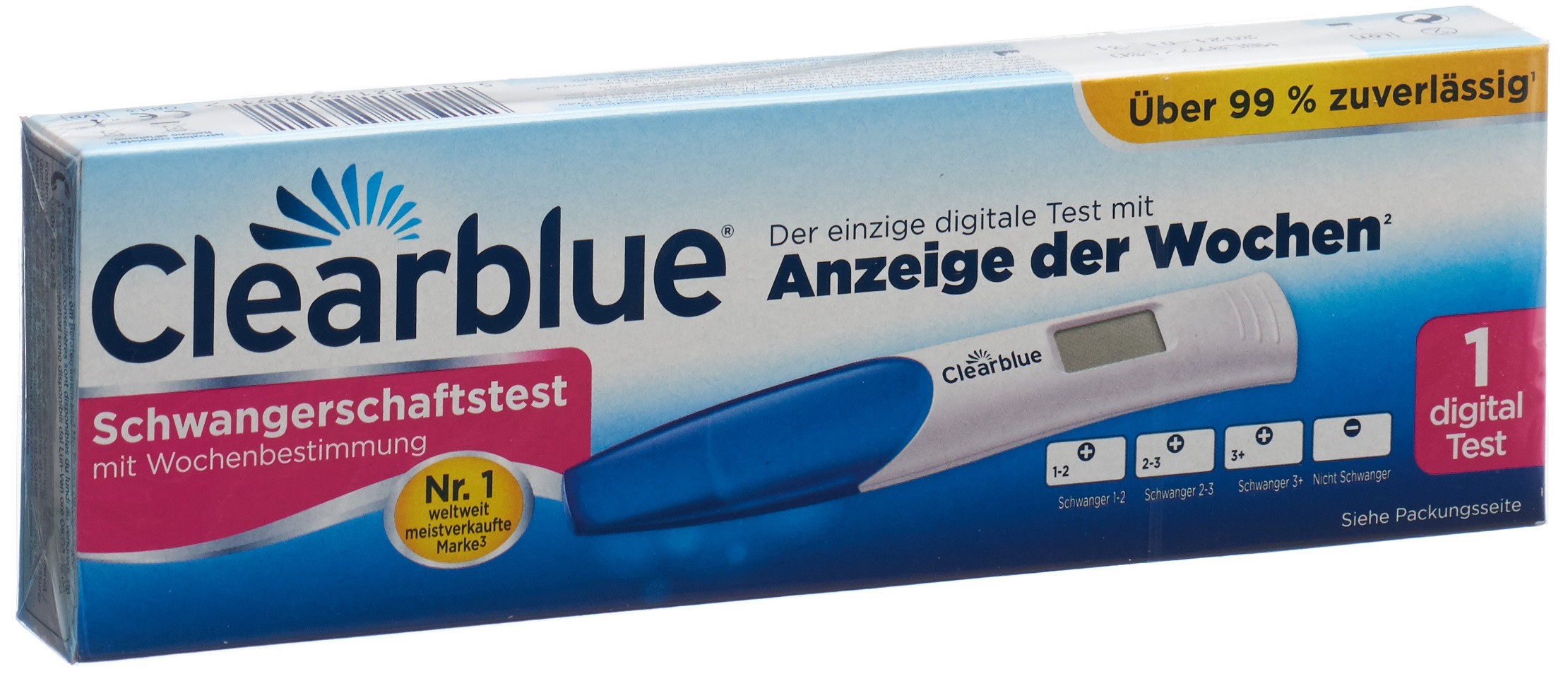 Clearblue Schwangerschaftstest Wochenbestimmung
