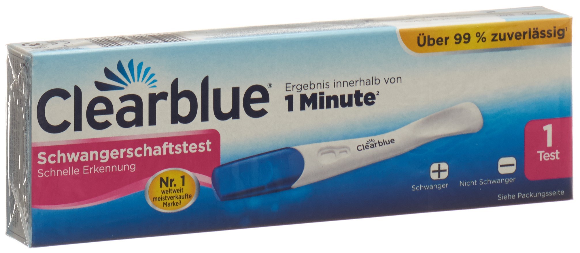 Clearblue Schwangerschaftstest Schnelle Erkennung