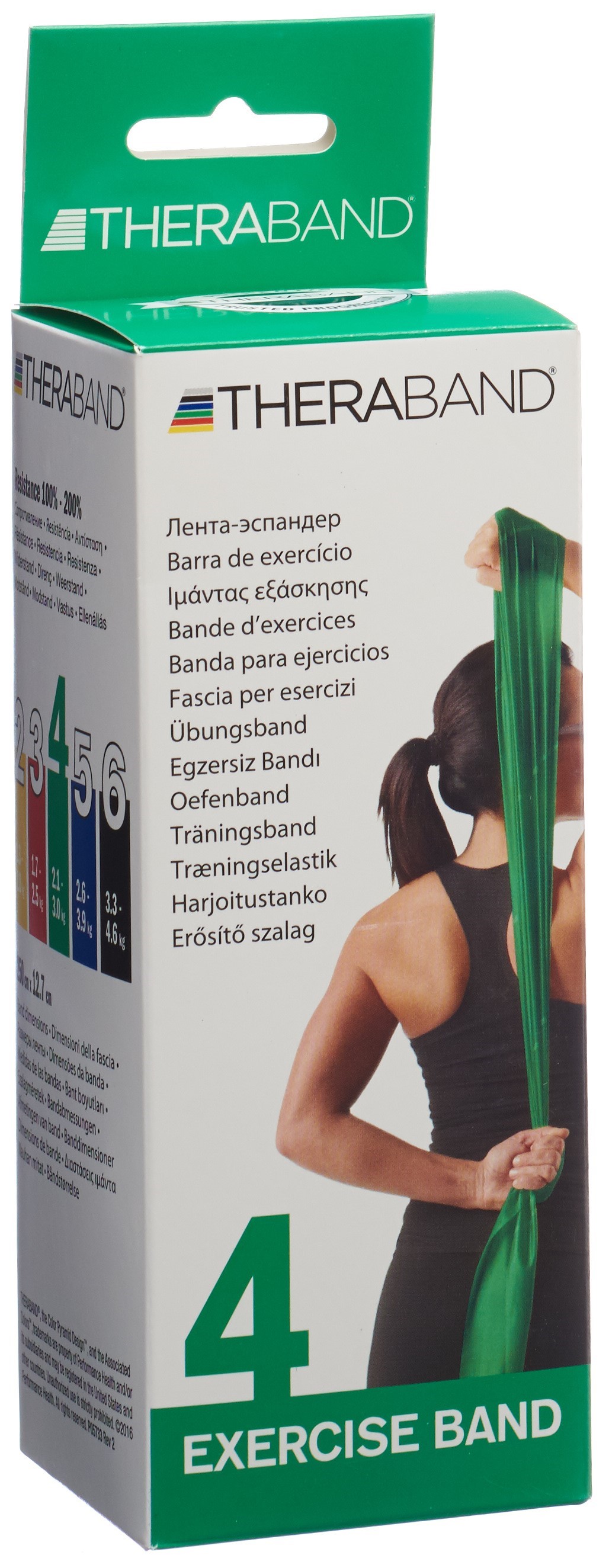 TheraBand 2.5mx12.7cm grün stark