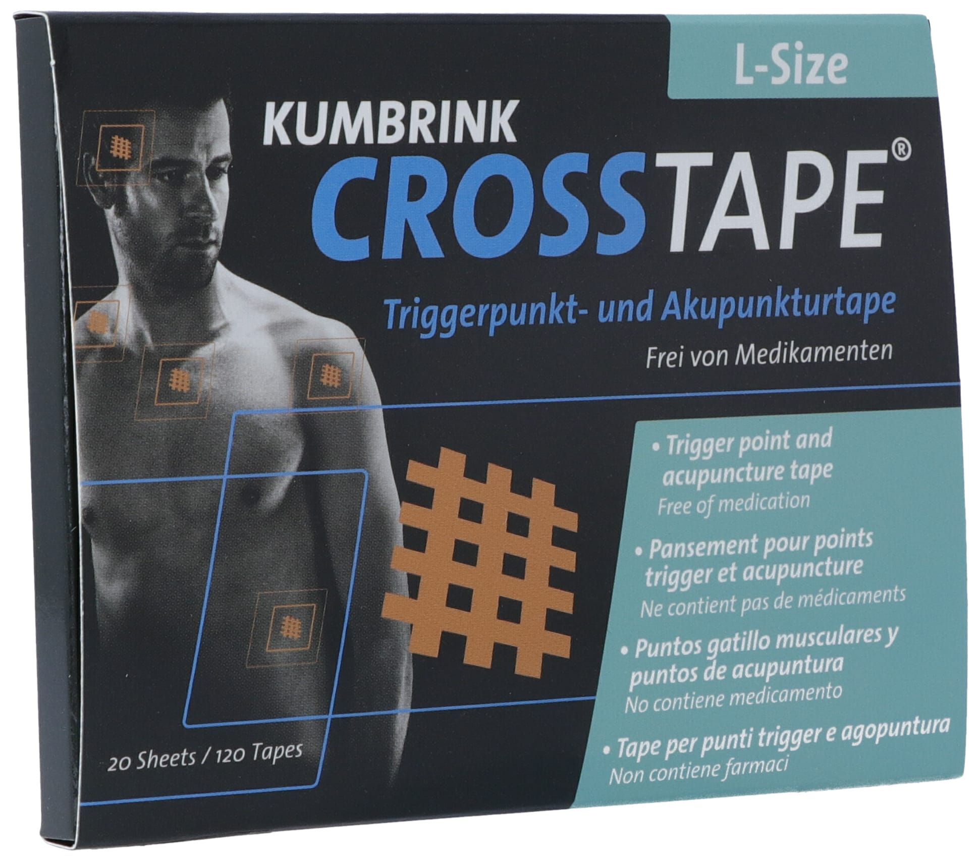 CROSSTAPE Schmerz- Akupunkturtape L