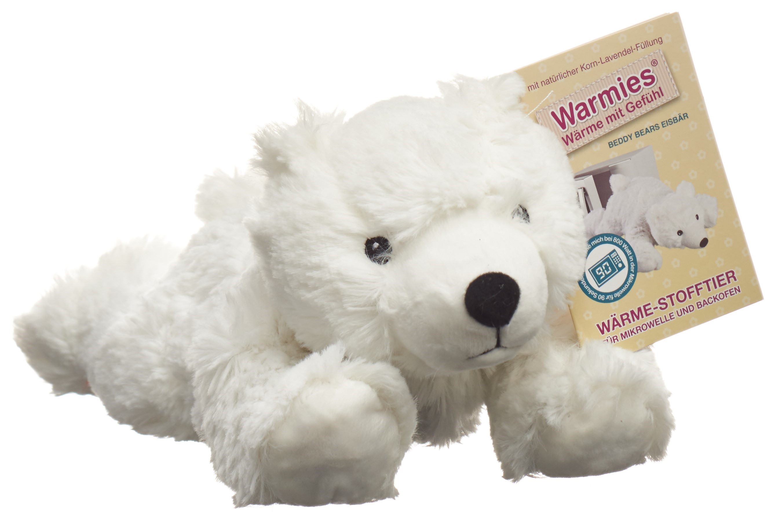 Warmies Stofftier Wärme- Eisbär, Lavendel-Füllung, removable pack