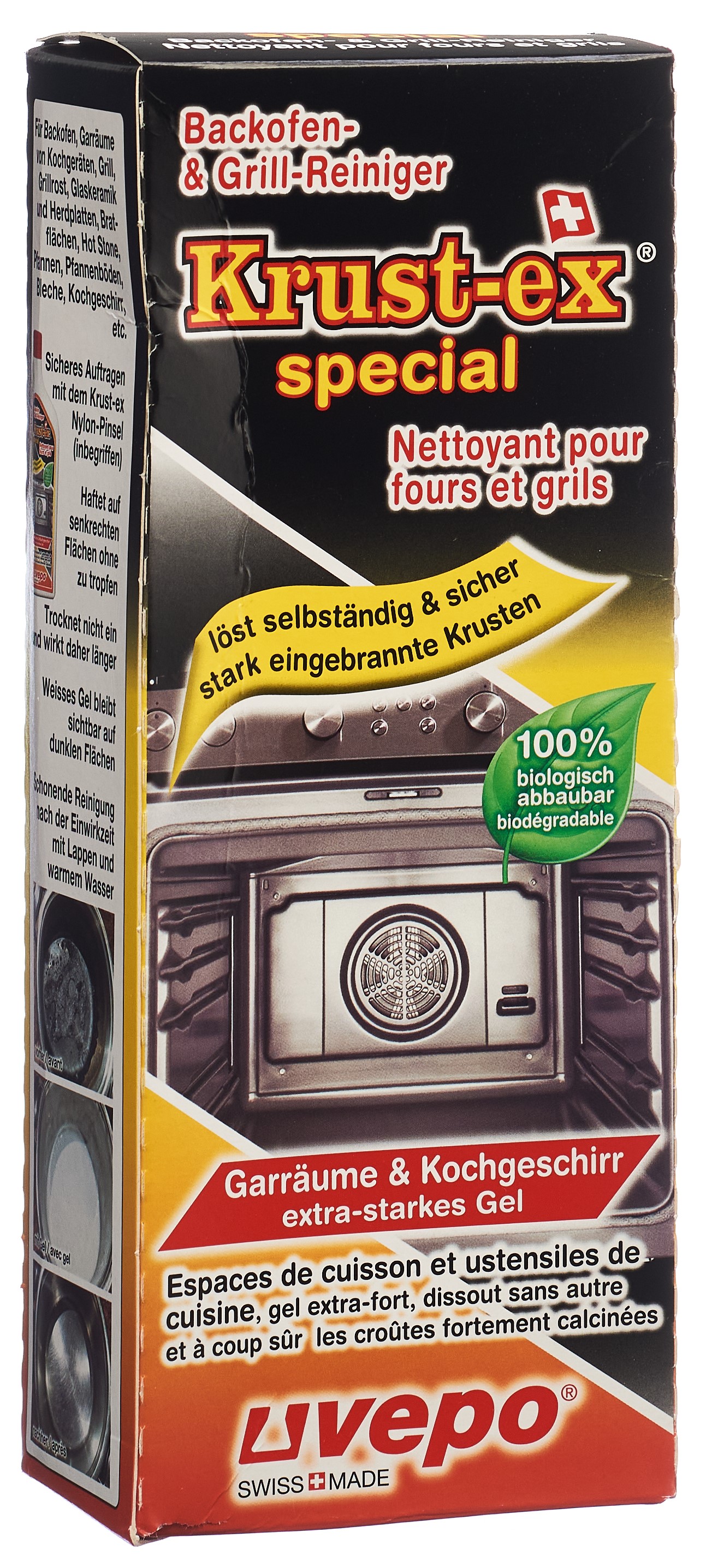Krust EX special Backofen und Grillreiniger Gel mit Pinsel