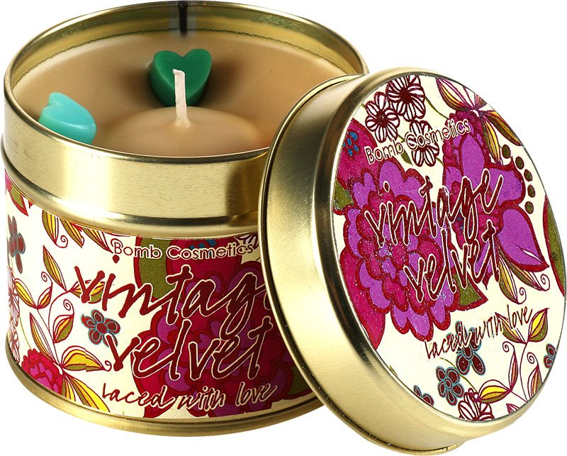 BombCosmetics Kerze in Dose Vintage Velvet