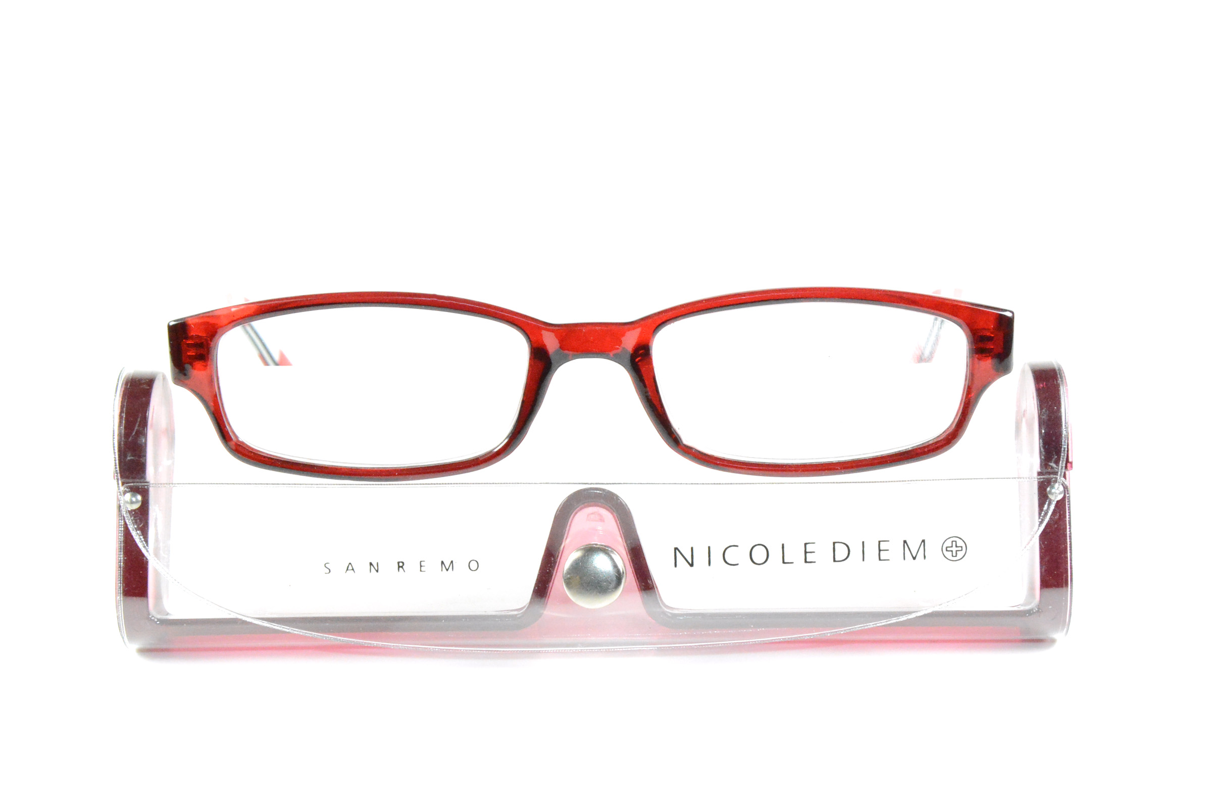 Nicole Diem Lesebrille 2.50dpt San Remo rot/crystal