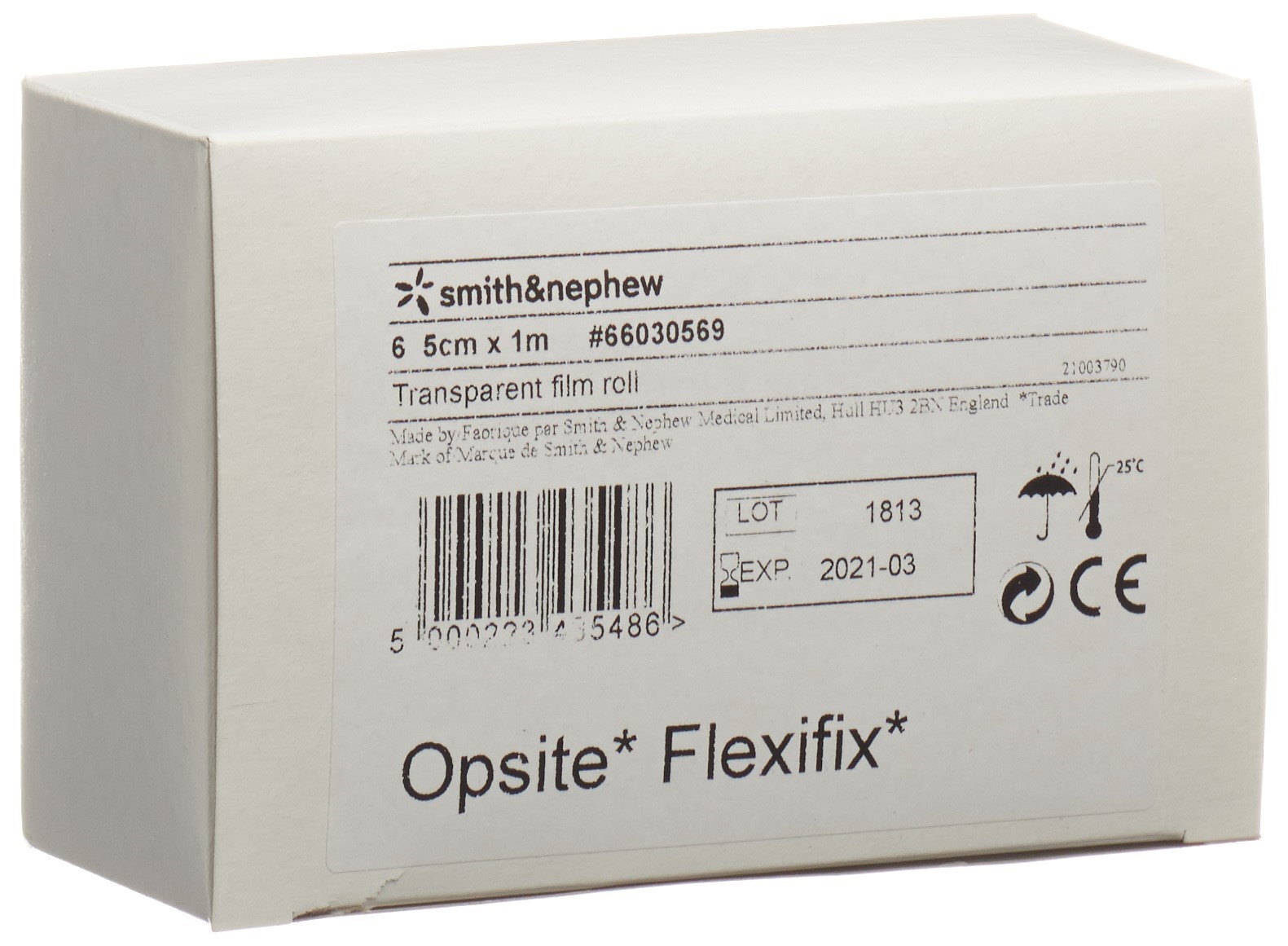OPSITE FLEXIFIX transparente Folie 5cmx1m