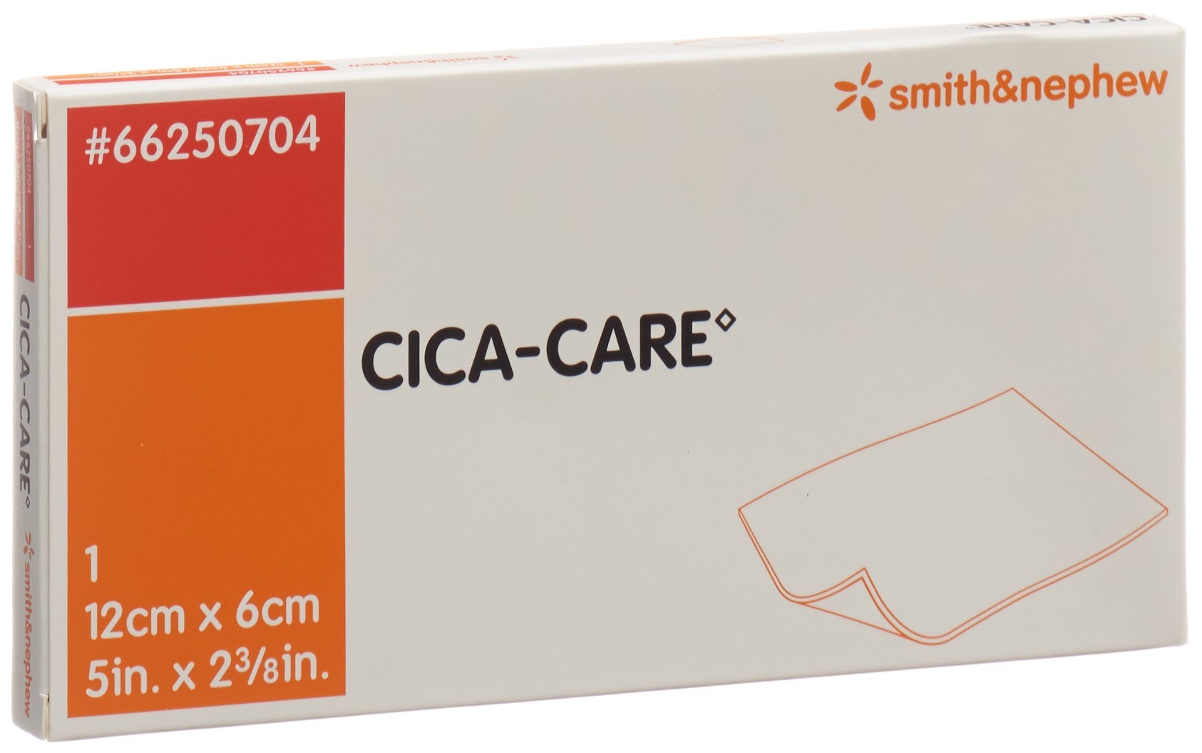 CICA-CARE Silikongel Verband 6x12cm