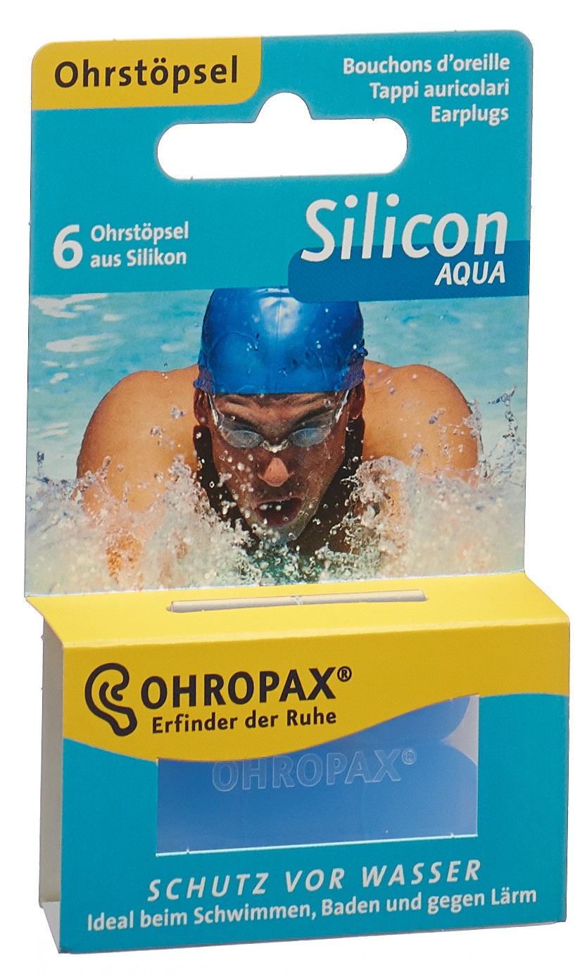 OHROPAX Silicon Aqua Ohrstöpsel