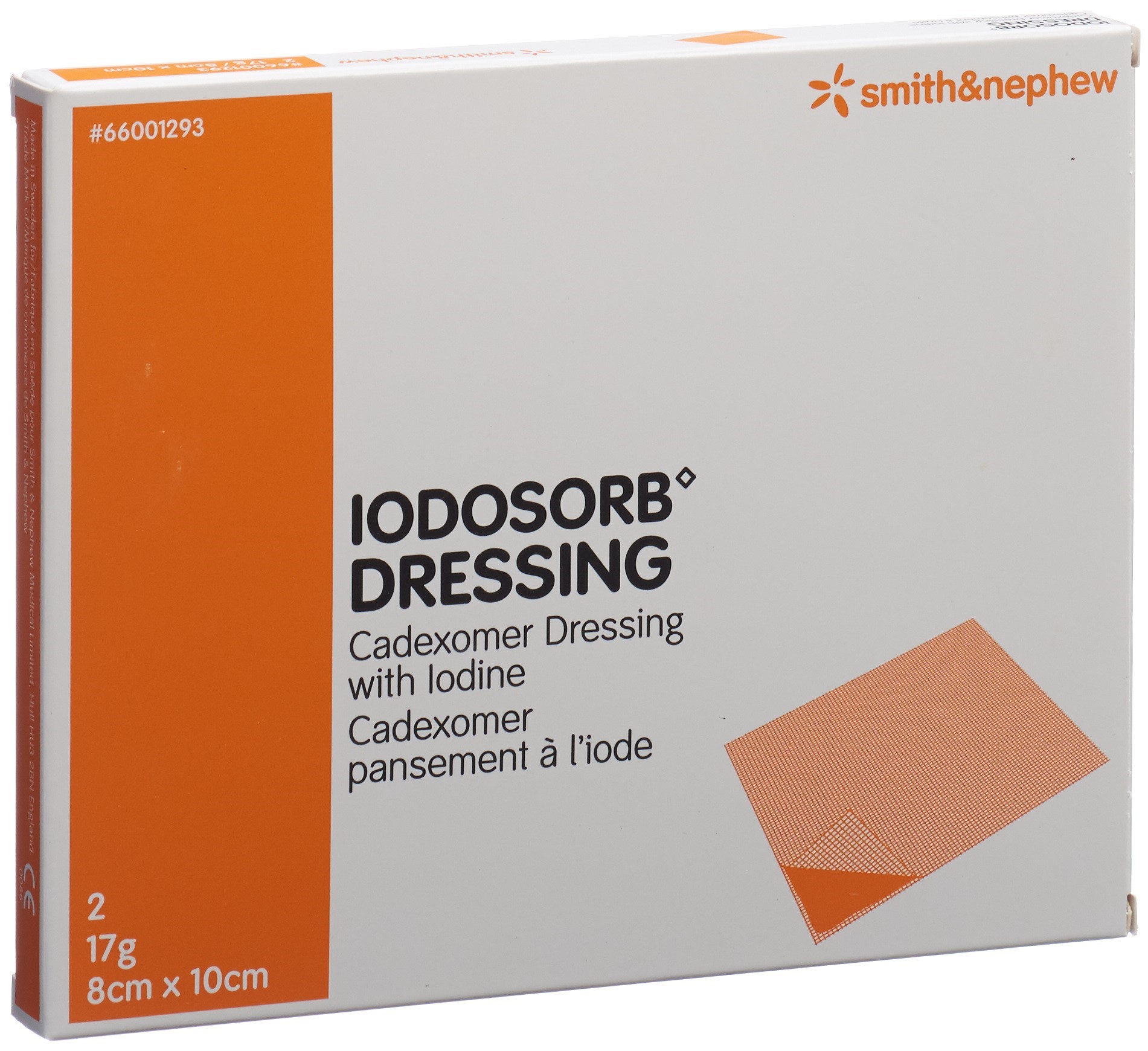 IODOSORB DRESSING 17 g 8x10cm