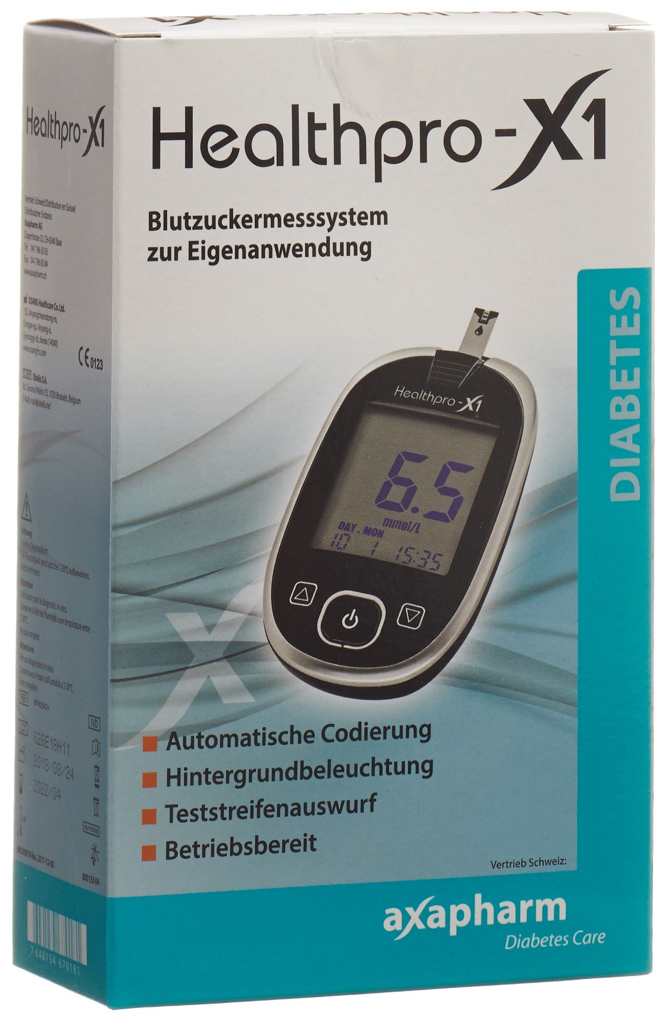 Healthpro X1 Blutzuckermessgerät