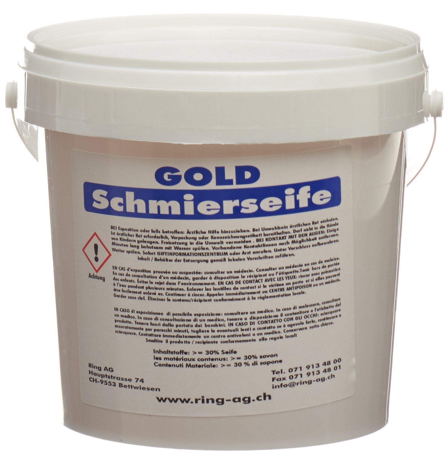 GOLD Schmierseife fest