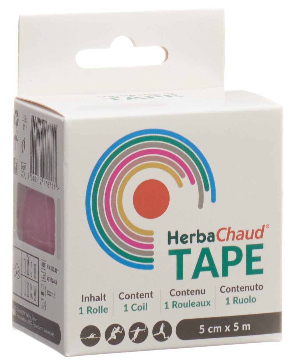 HerbaChaud Tape 5cmx5m pink