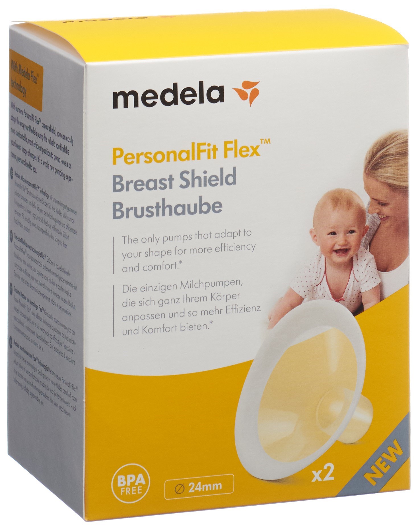 medela PersonalFit Flex Brusthauben M 24mm