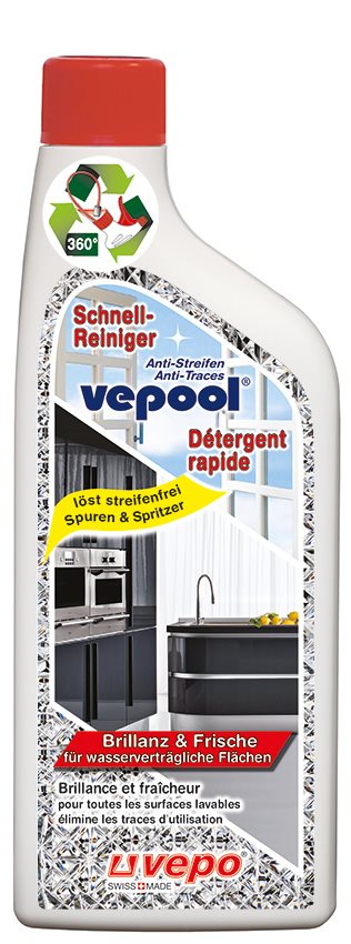 vepool Anti-Streifen Schnellreiniger Ersatzpackung