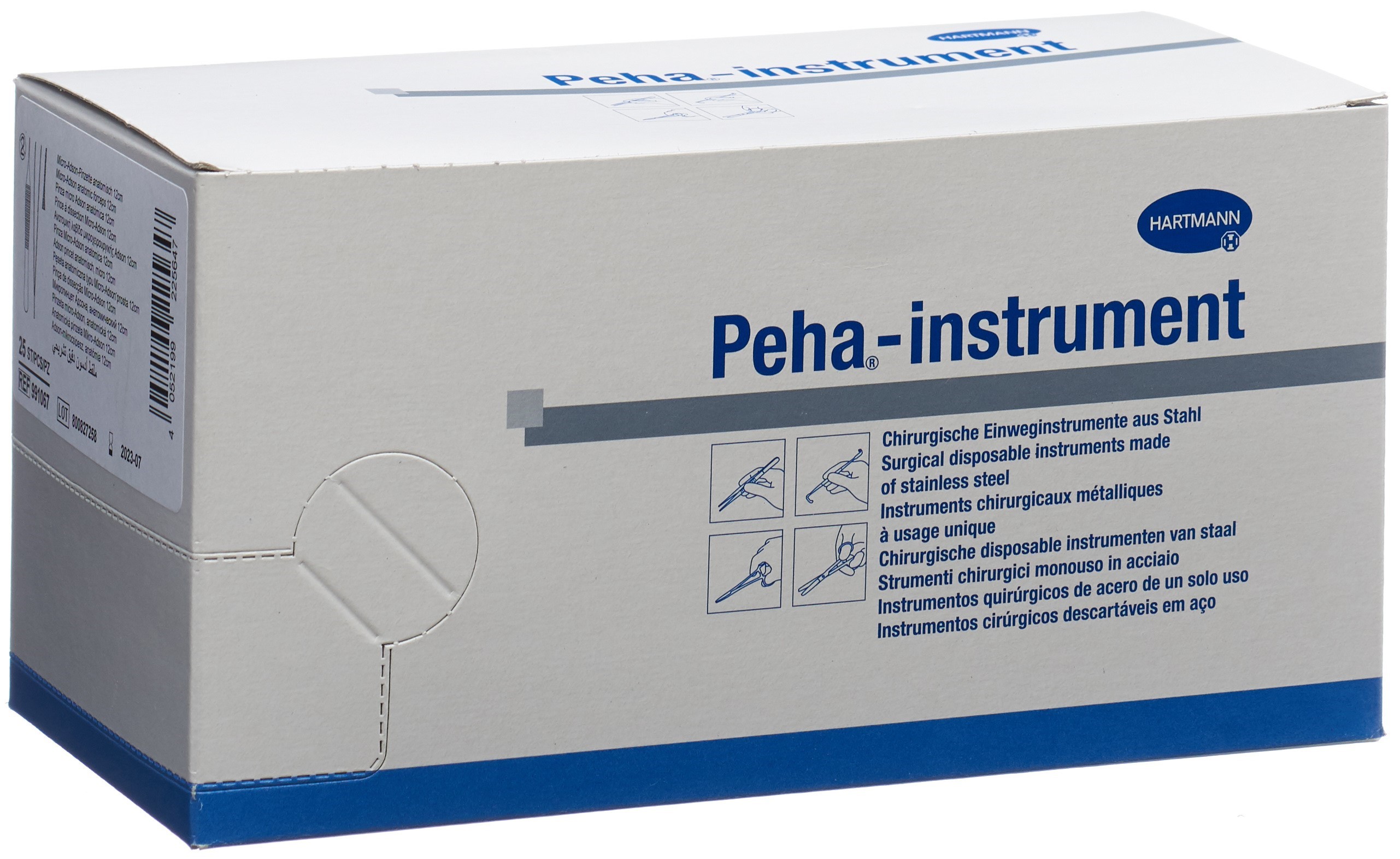 Peha instrument Micro-Adson-Pinzette 12cm anatomisch