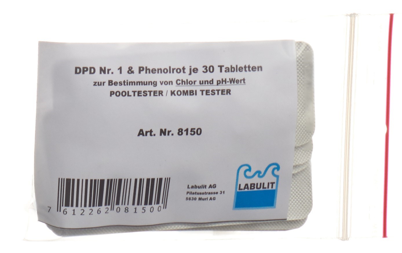 LABULIT Pool Tester refill (30 chlor+30 PH)