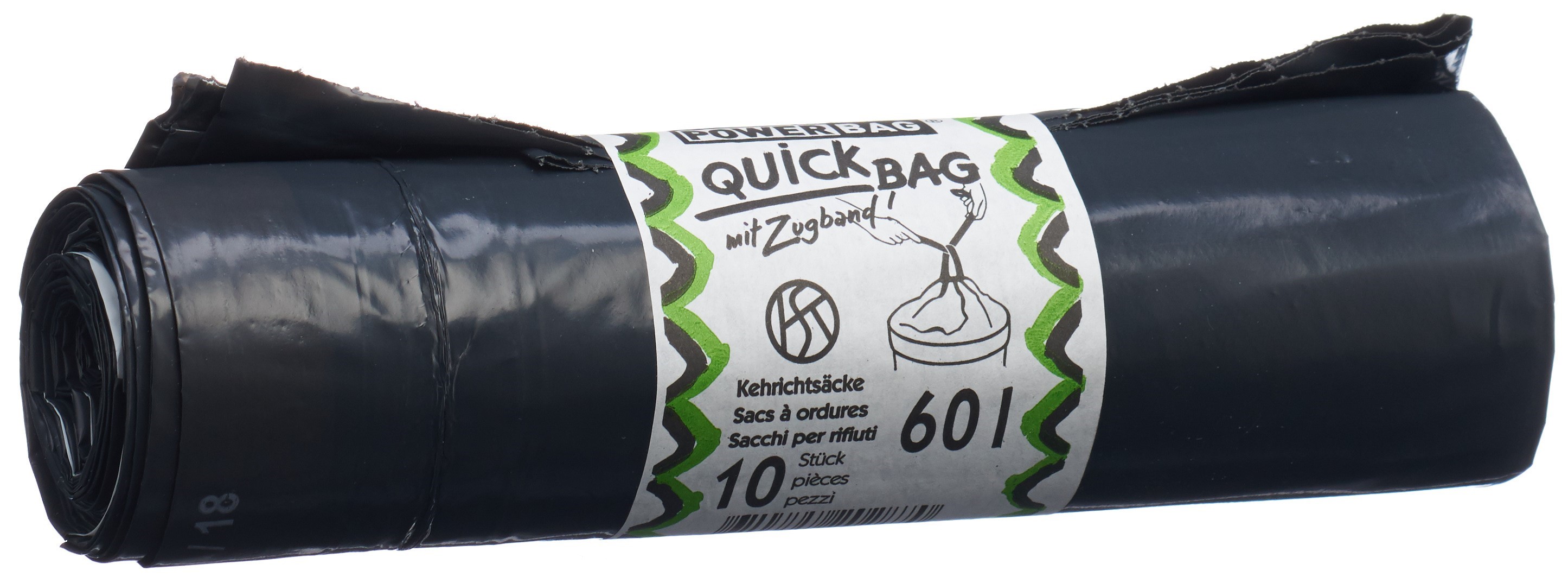 POWERBAG Kehrichtsäcke QuickBag 60lt OKS