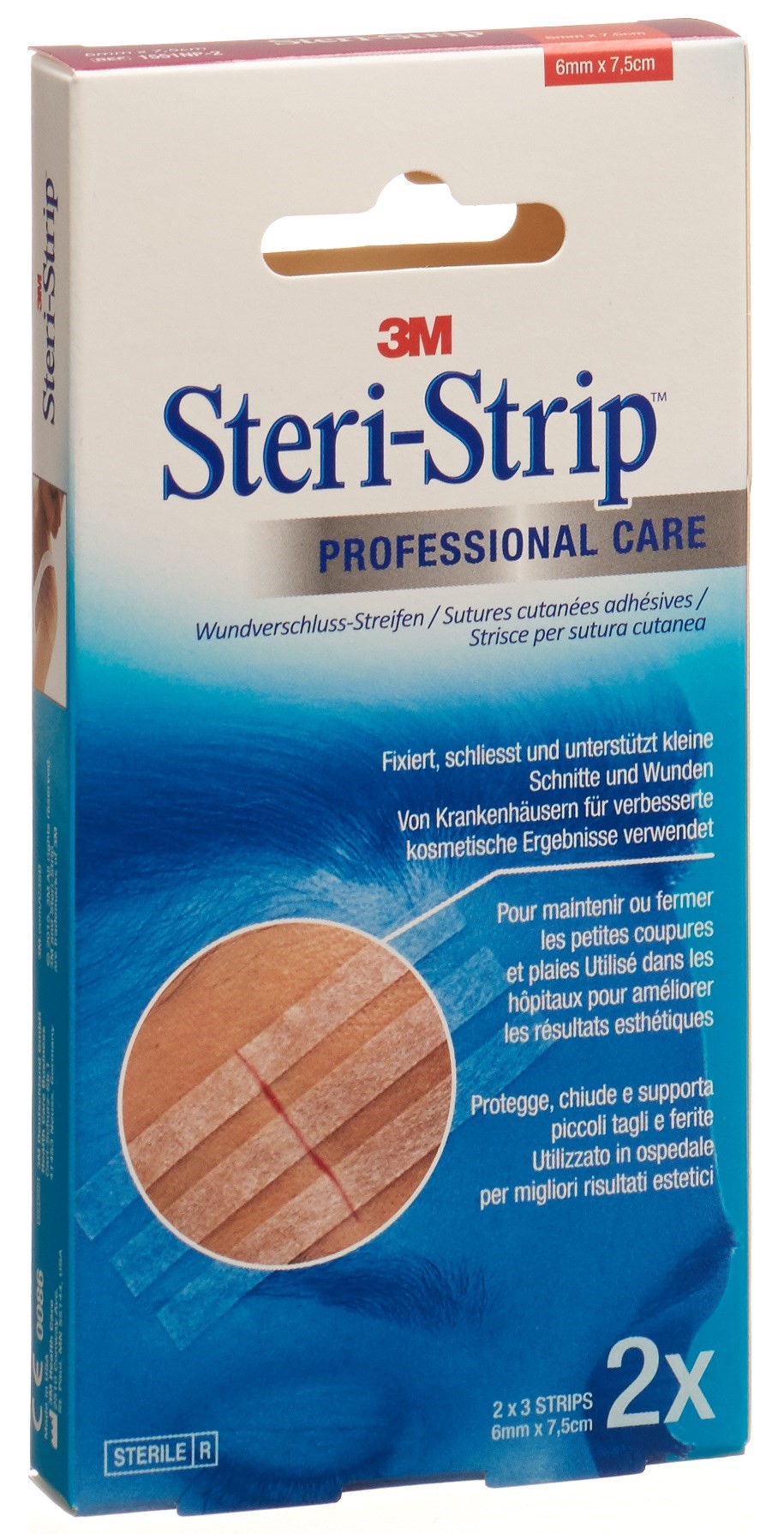 3M Steri-Strip Blendtone 6x75mm natur