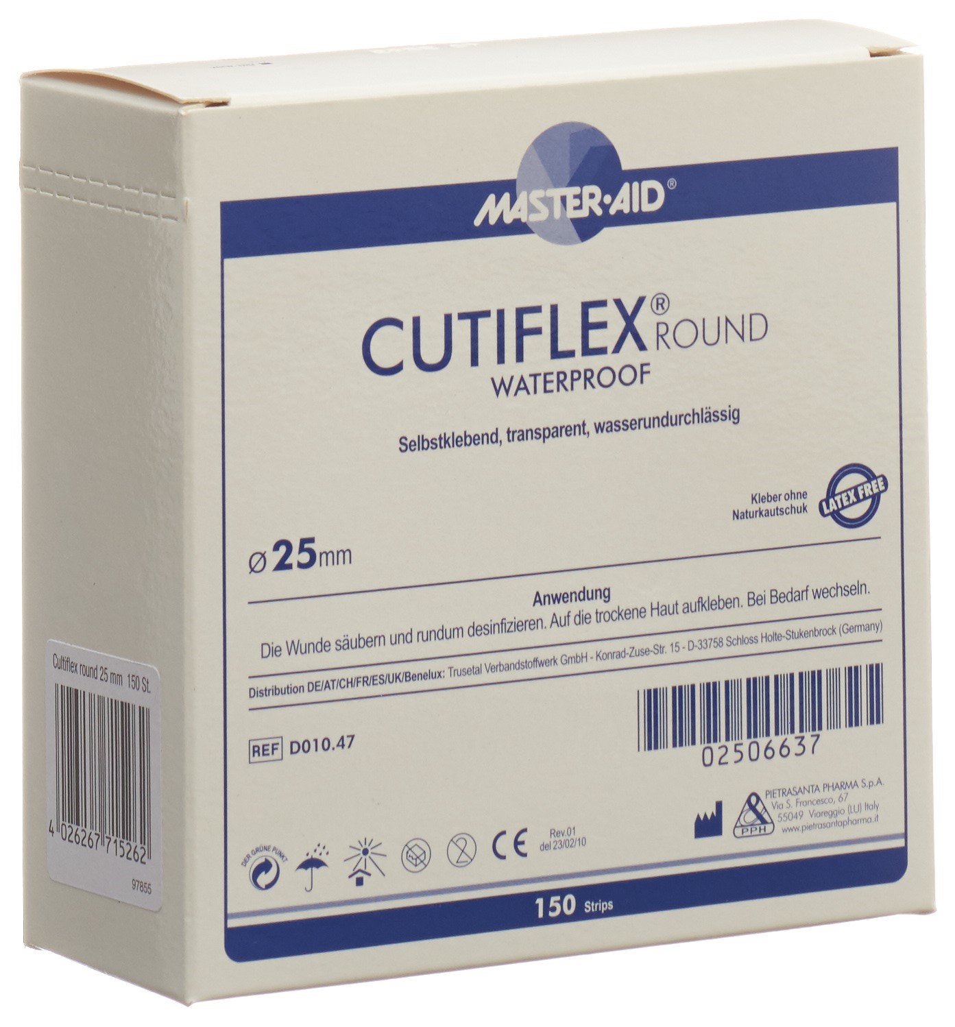 CUTIFLEX Round Folienpflaster 25mm