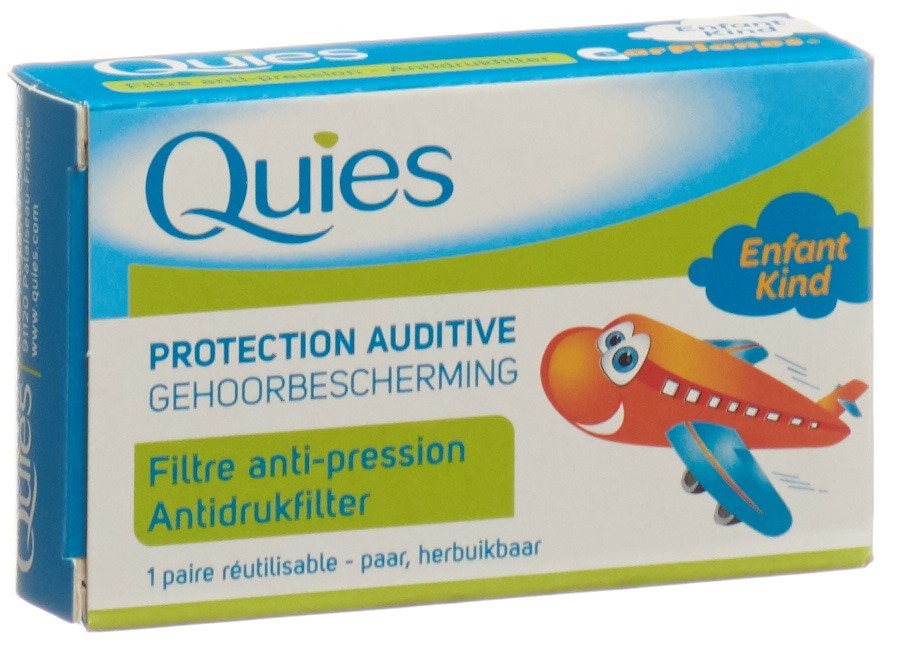 Quies Earplanes Überdruckgehörschutz Kinder