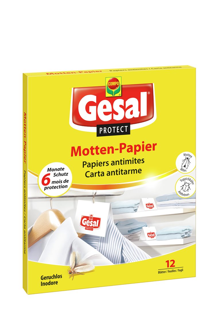Gesal PROTECT Motten-Papier