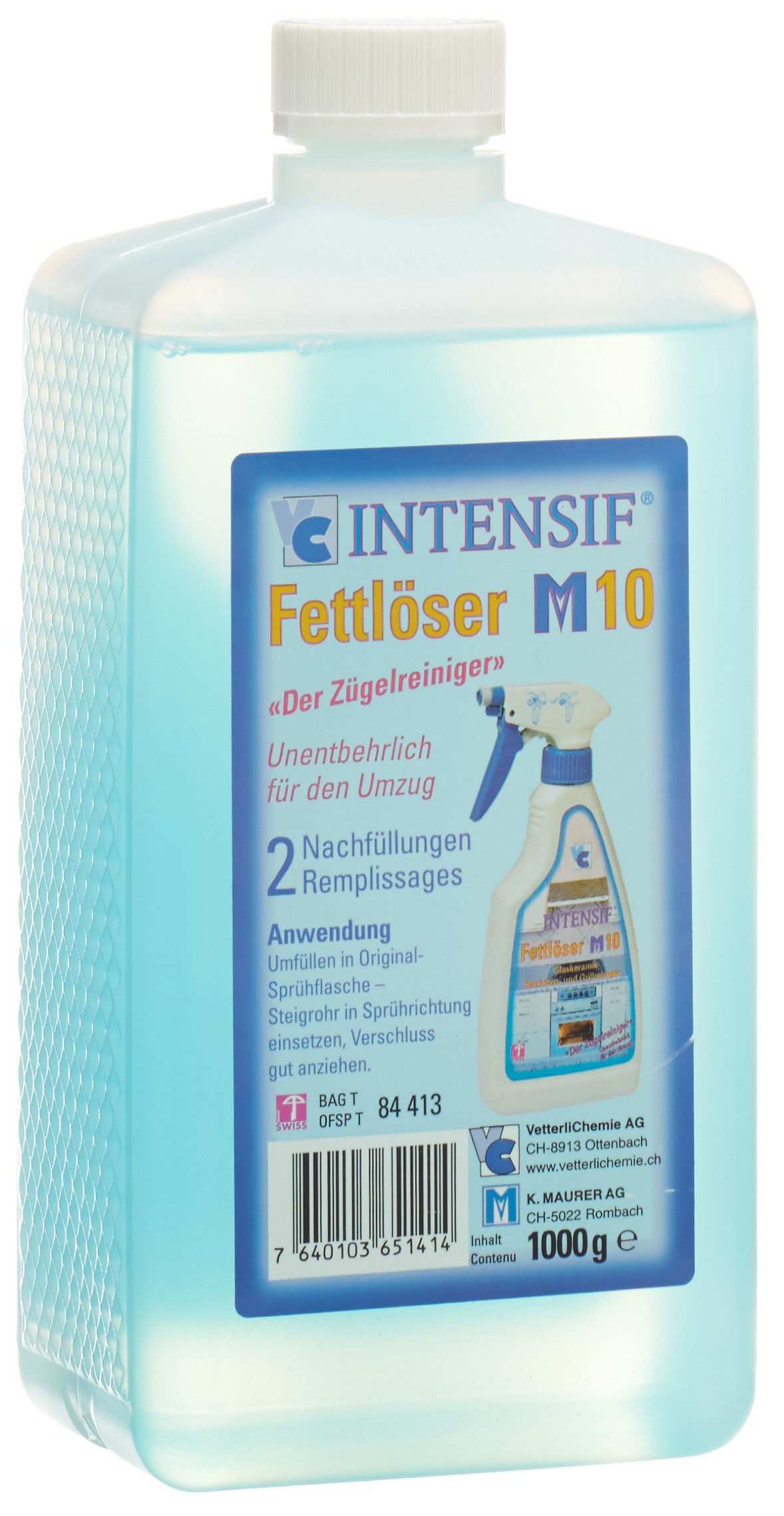 Intensif Fettlöser M10 refill