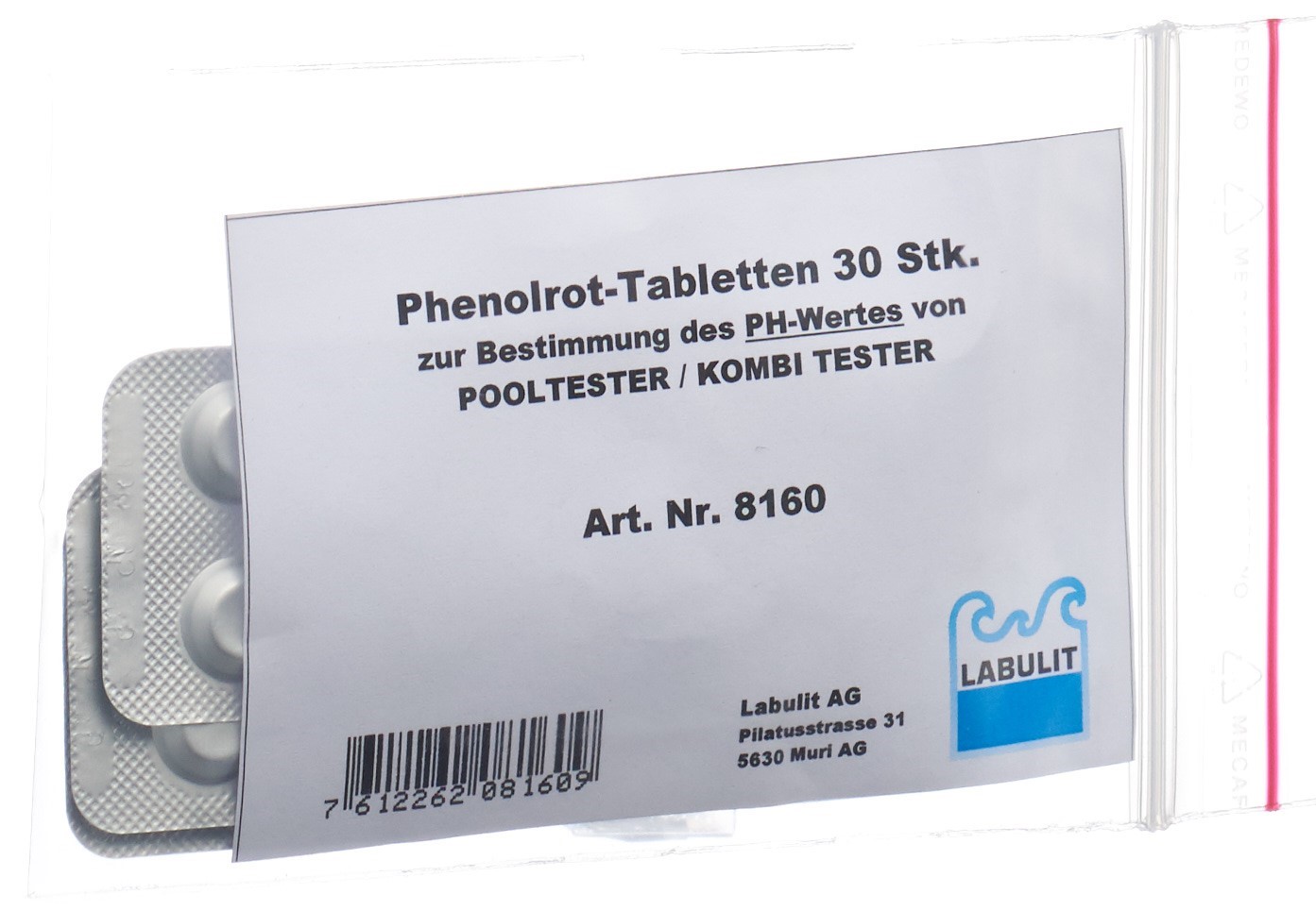 LABULIT Pooltester Ersatztablette Phenolrot