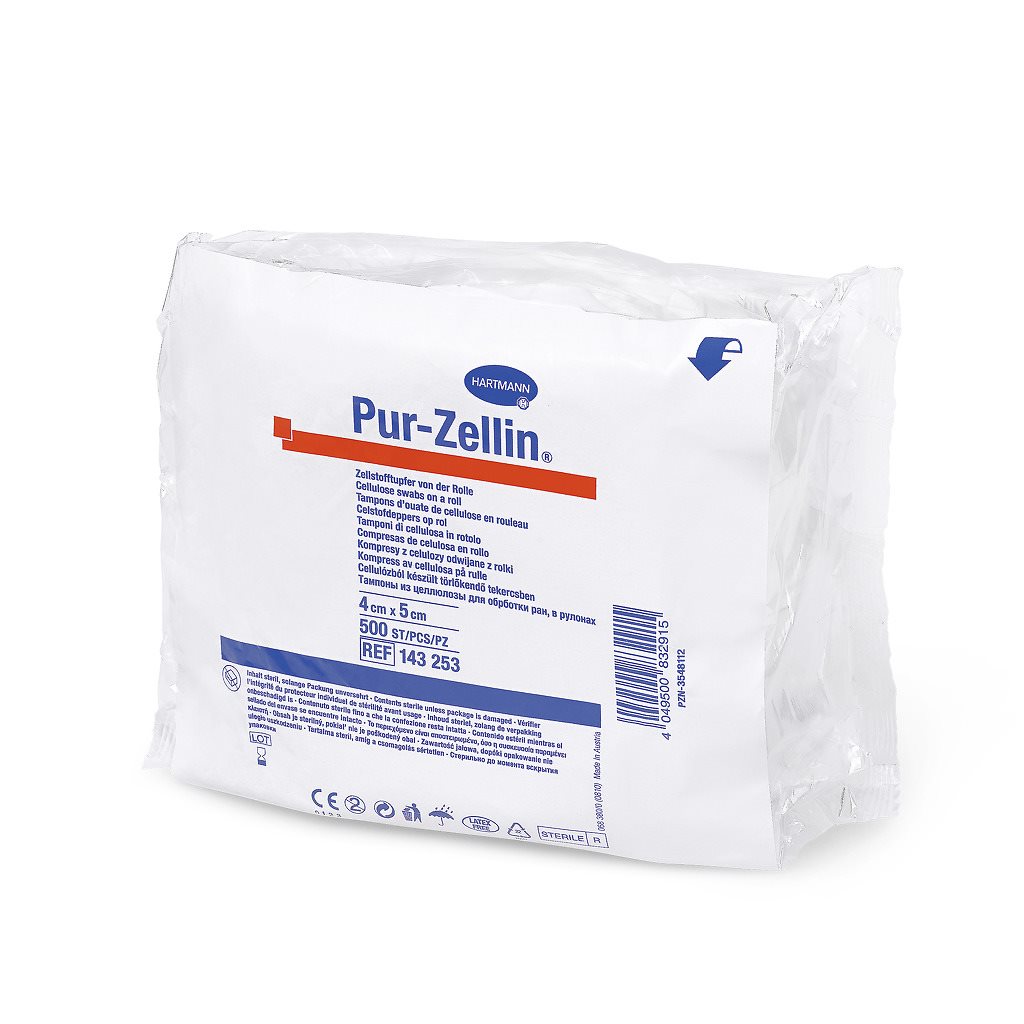 Pur-Zellin Tuper 4x5cm unsteril