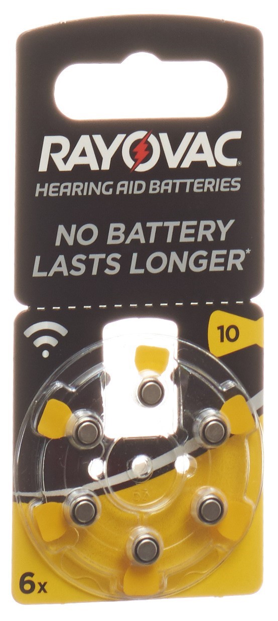 Rayovac Batterie Hörgeräte 1.4V V10