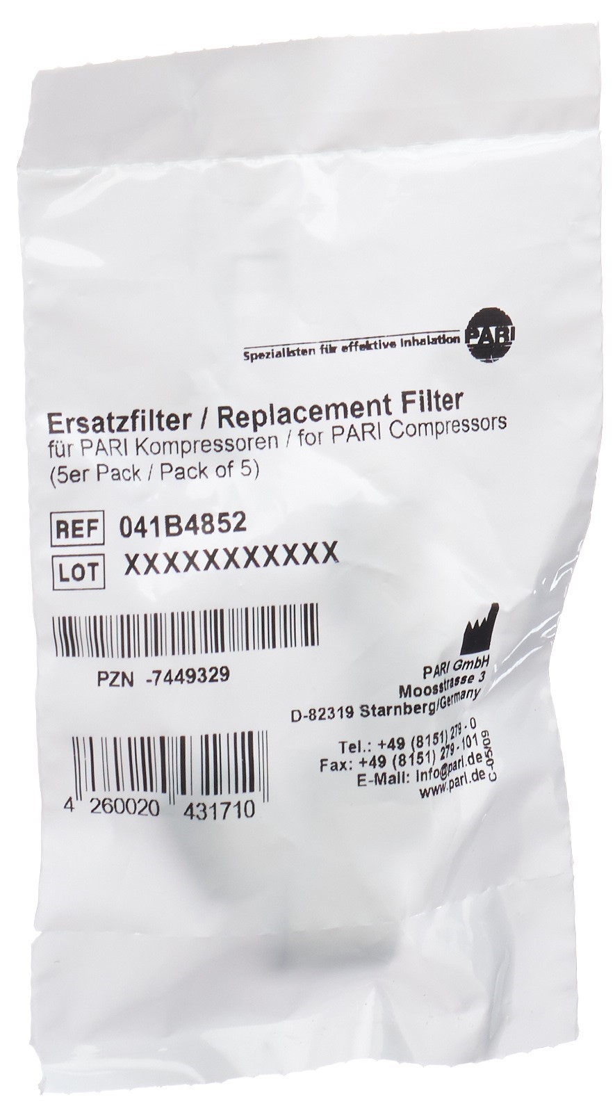 PARI Filter Typ 028 und 085