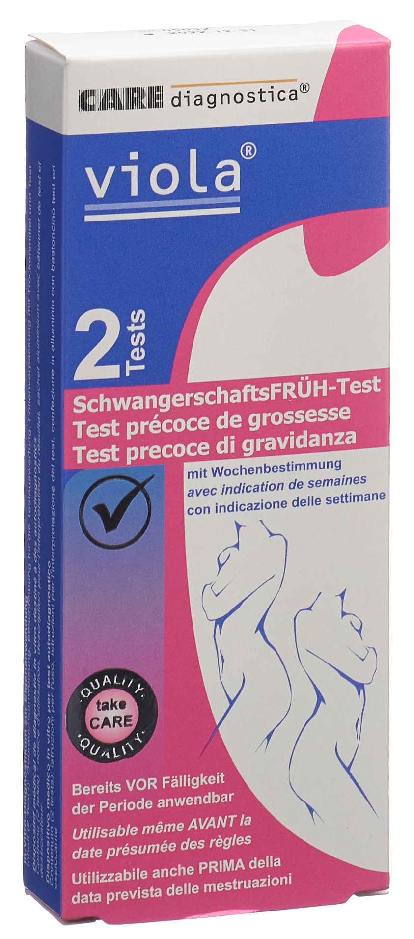 Viola Schwangerschaftsfrühtest Duo