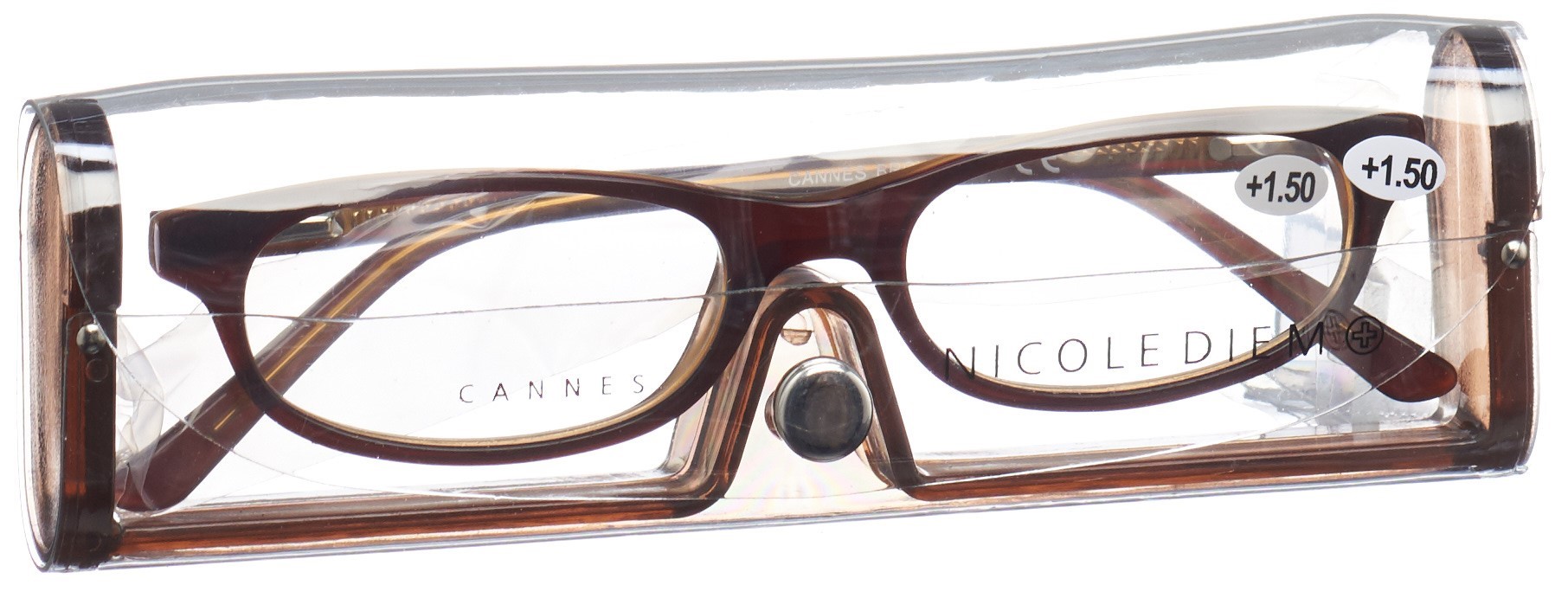 Nicole Diem Lesebrille 1.50dpt Cannes braun