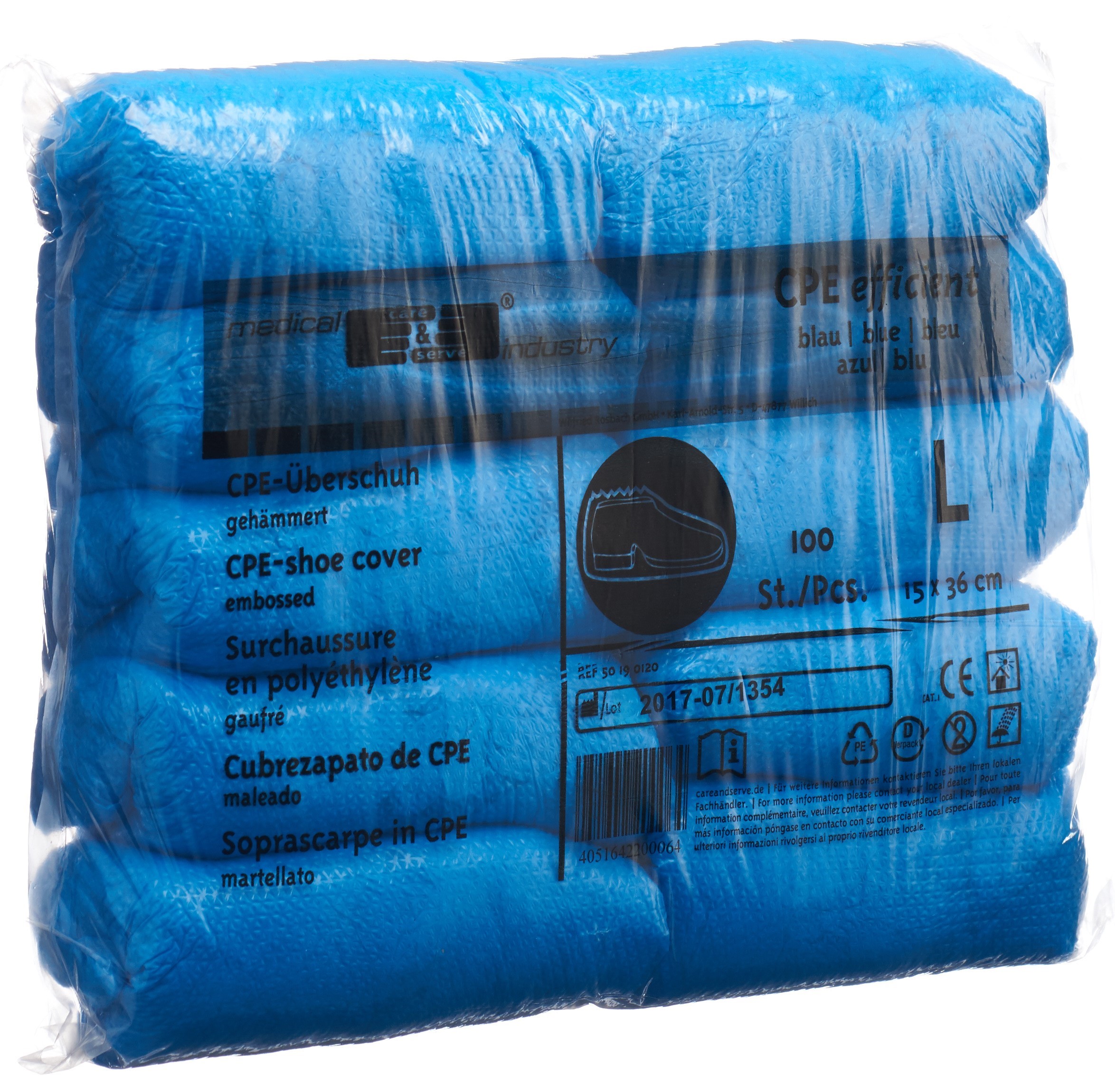 Gribi Überschuhe PVC blau SCHUHUEBERZUG
