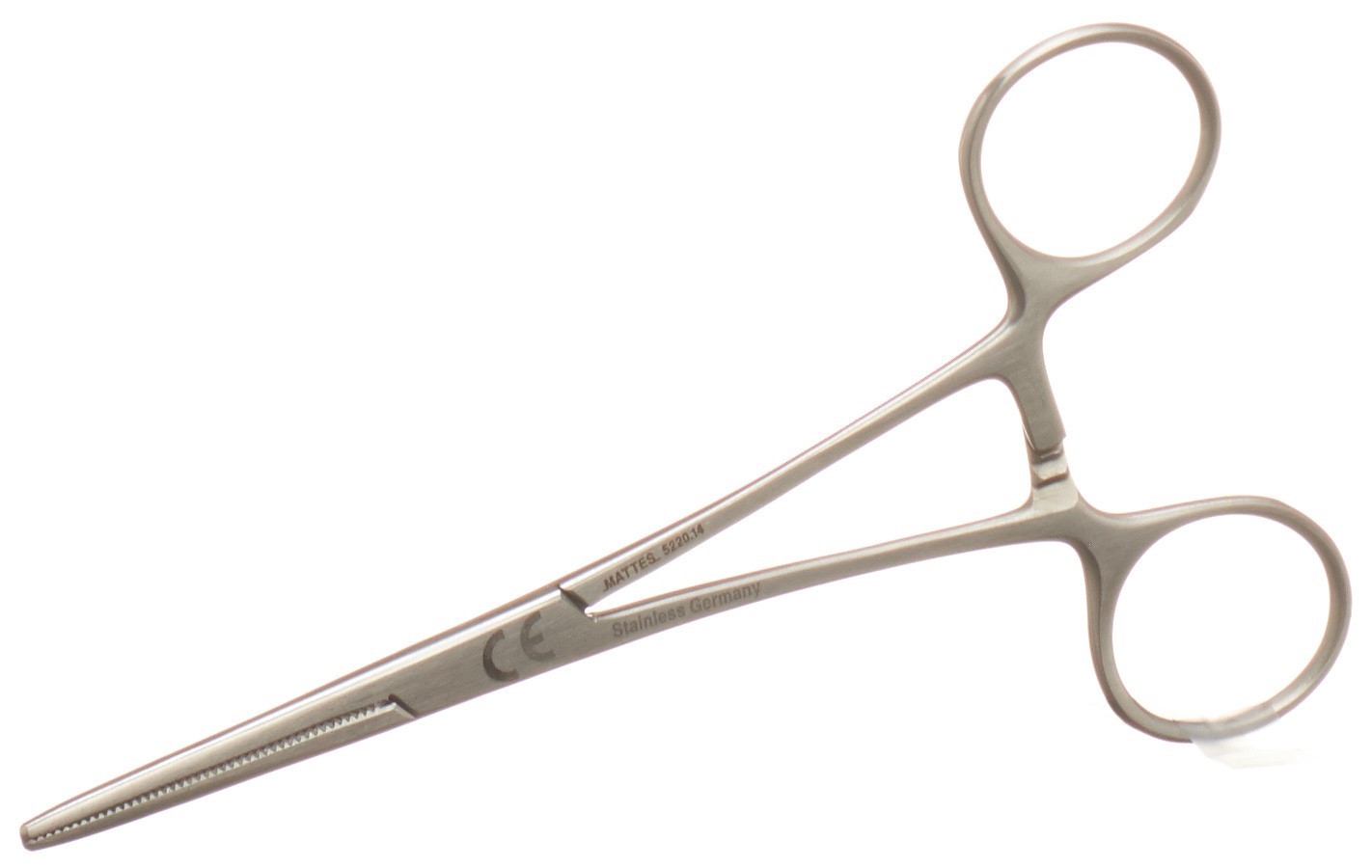 Mattes Pean Katheterklemme 14cm gerade