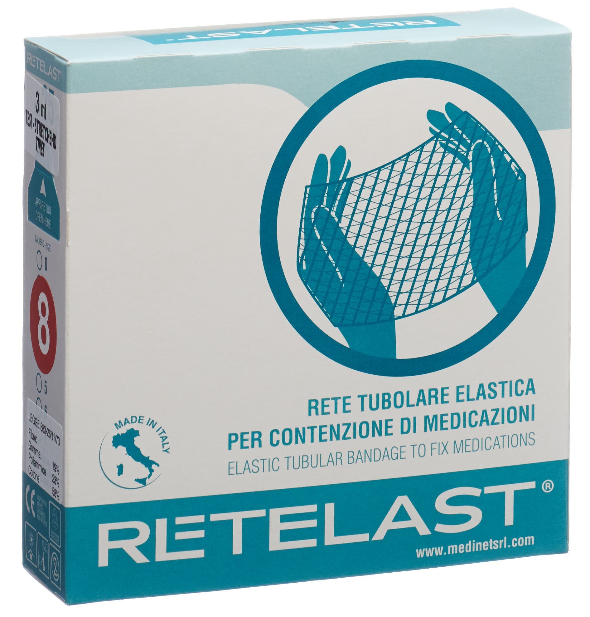 Retelast Netzverband No 8 3m Brust Becken
