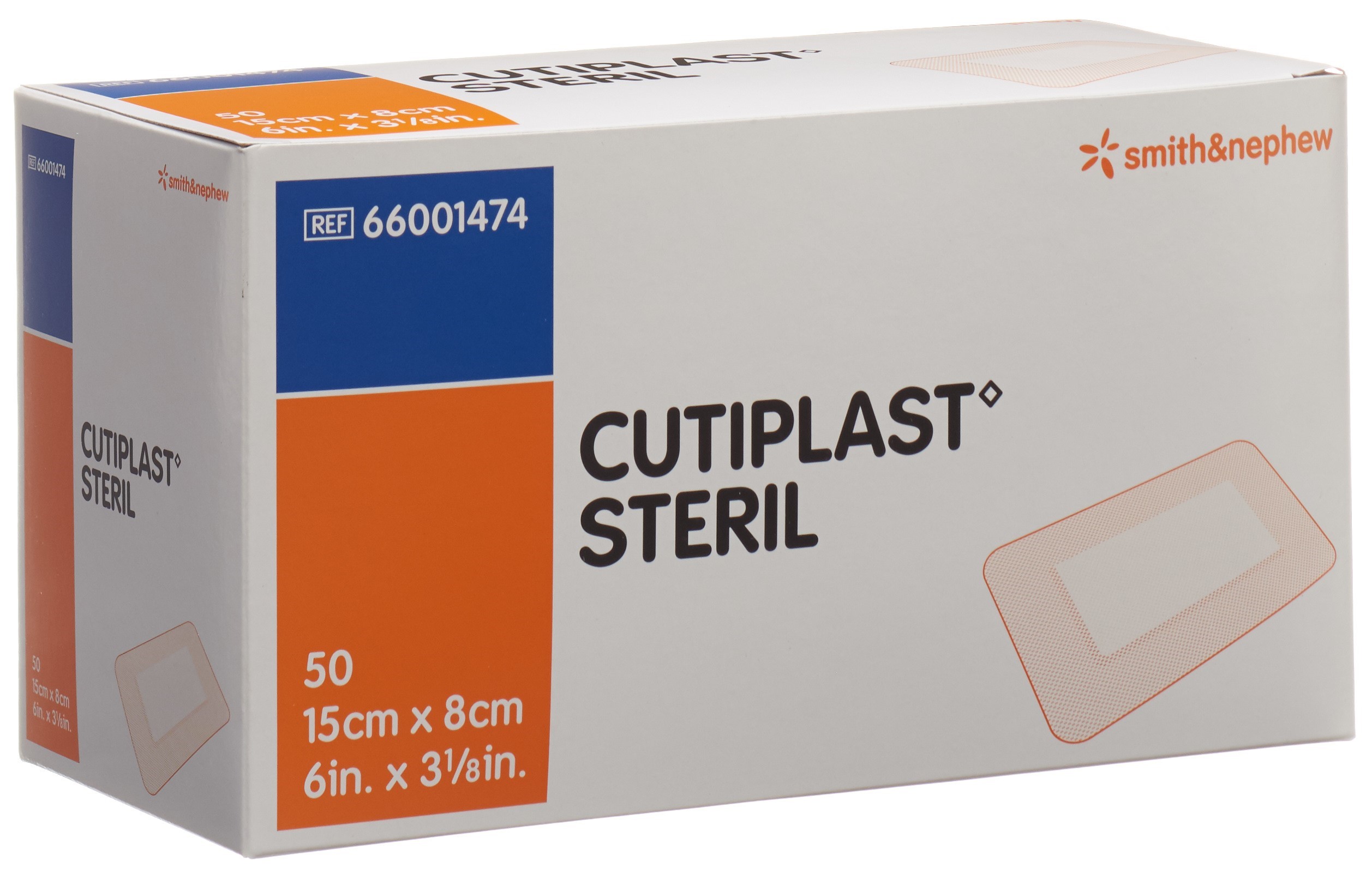 CUTIPLAST STERIL Wundverband 15cmx8cm weiss