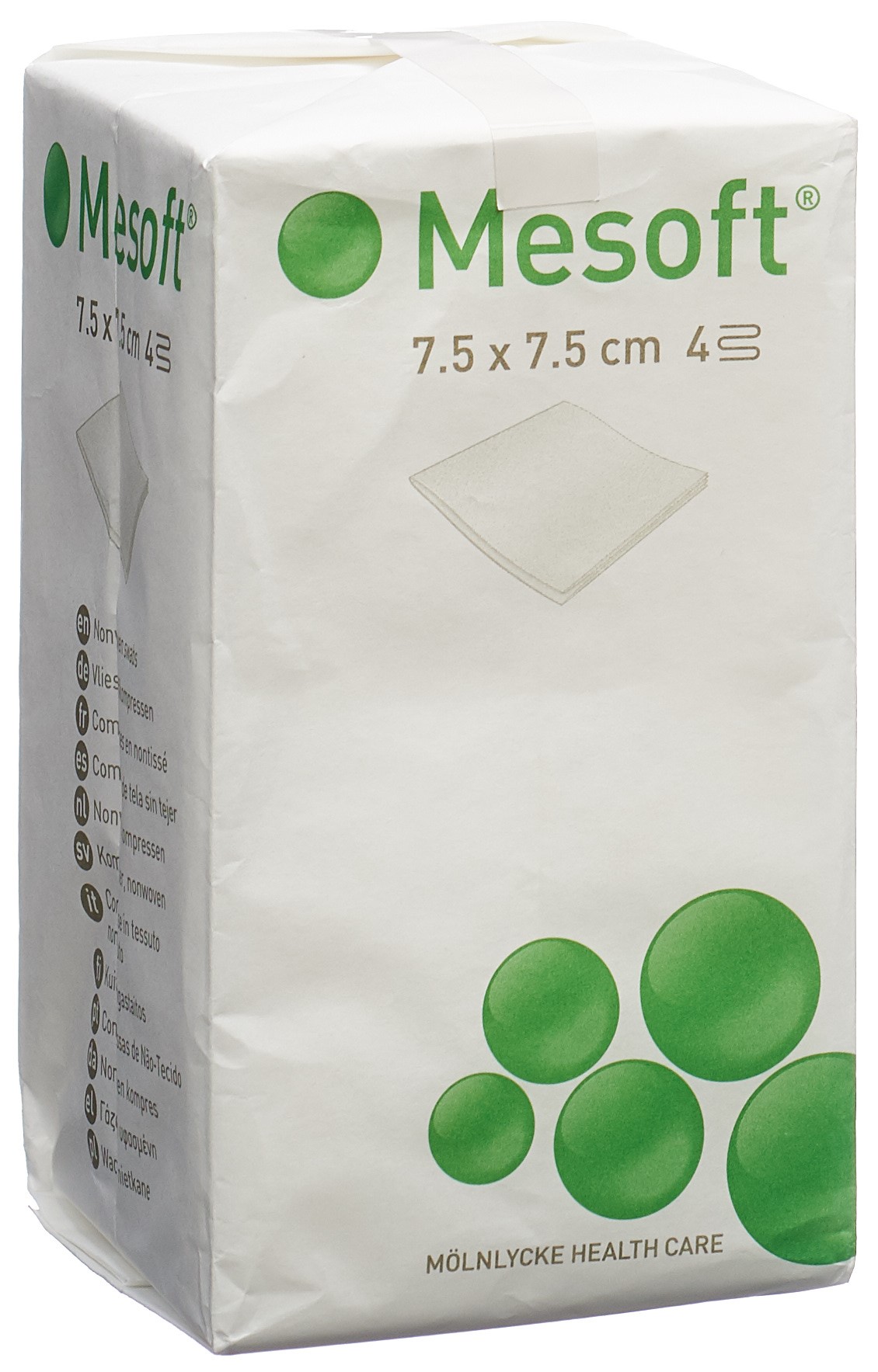 Mesoft Kompressen 7.5x7.5cm unsteril