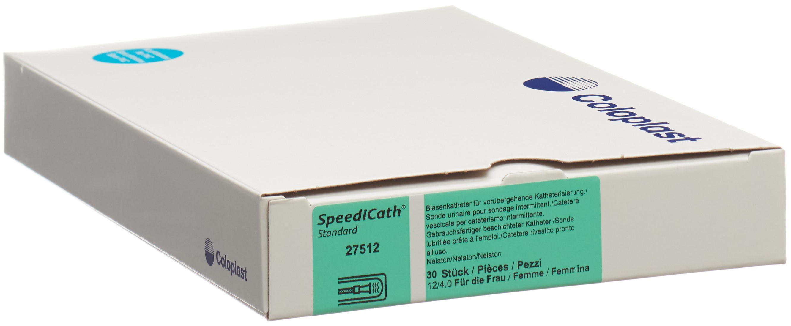 SpeediCath 1x Katheter CH12 20cm Frau Nelaton Conveen