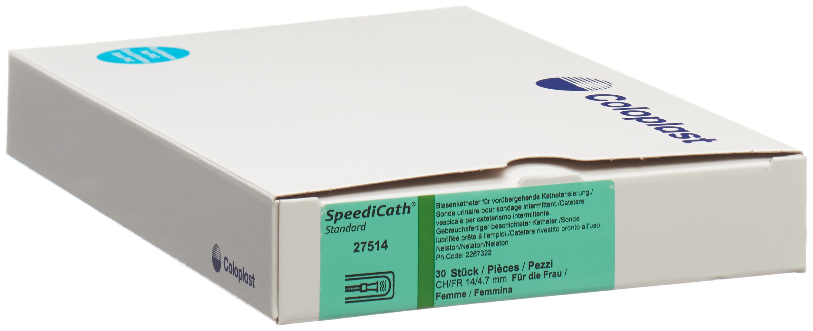 SpeediCath 1x Katheter CH14 20cm Frau Nelaton Conveen