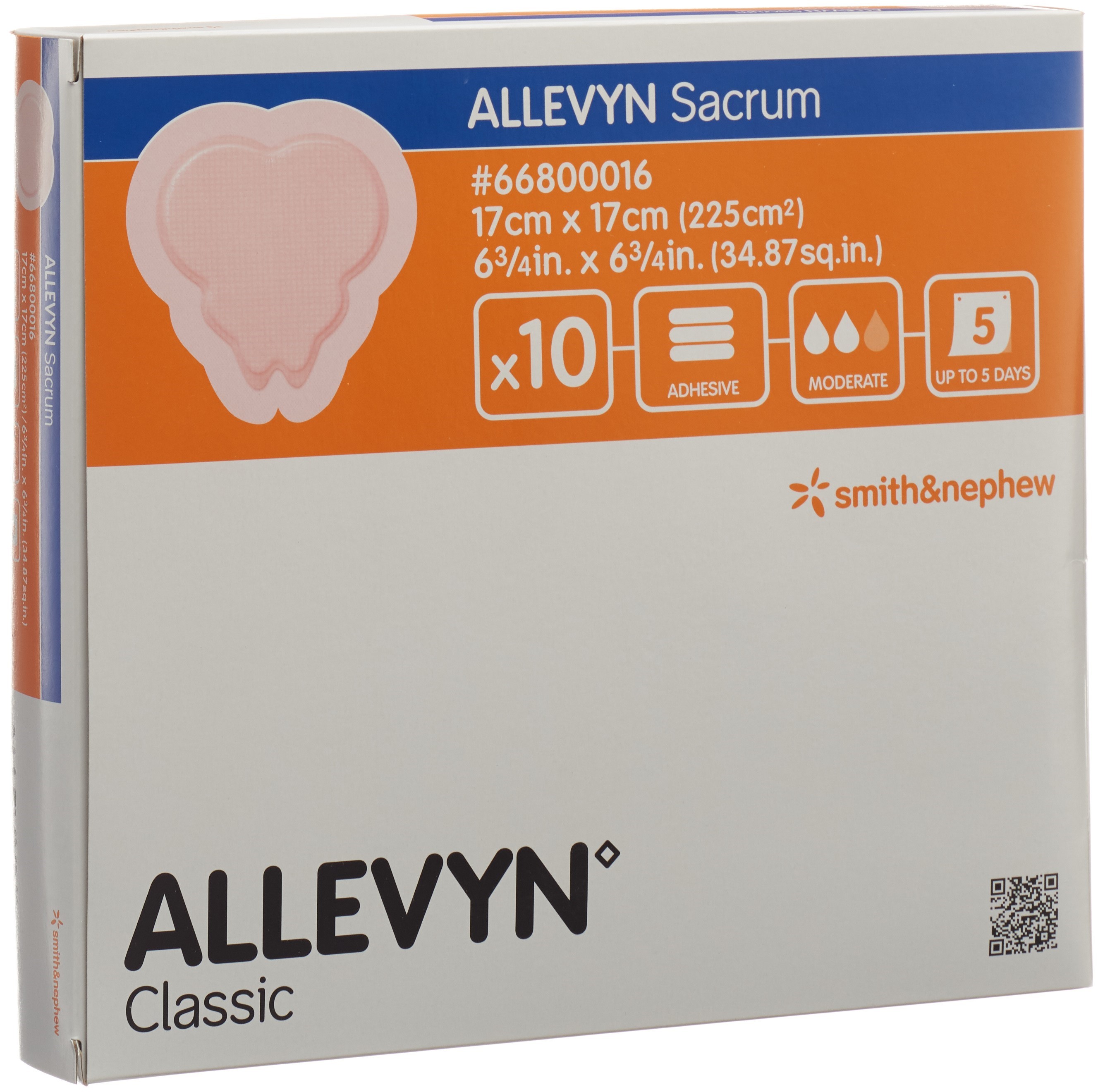 ALLEVYN ADH SACRUM Wundverband 17x17cm