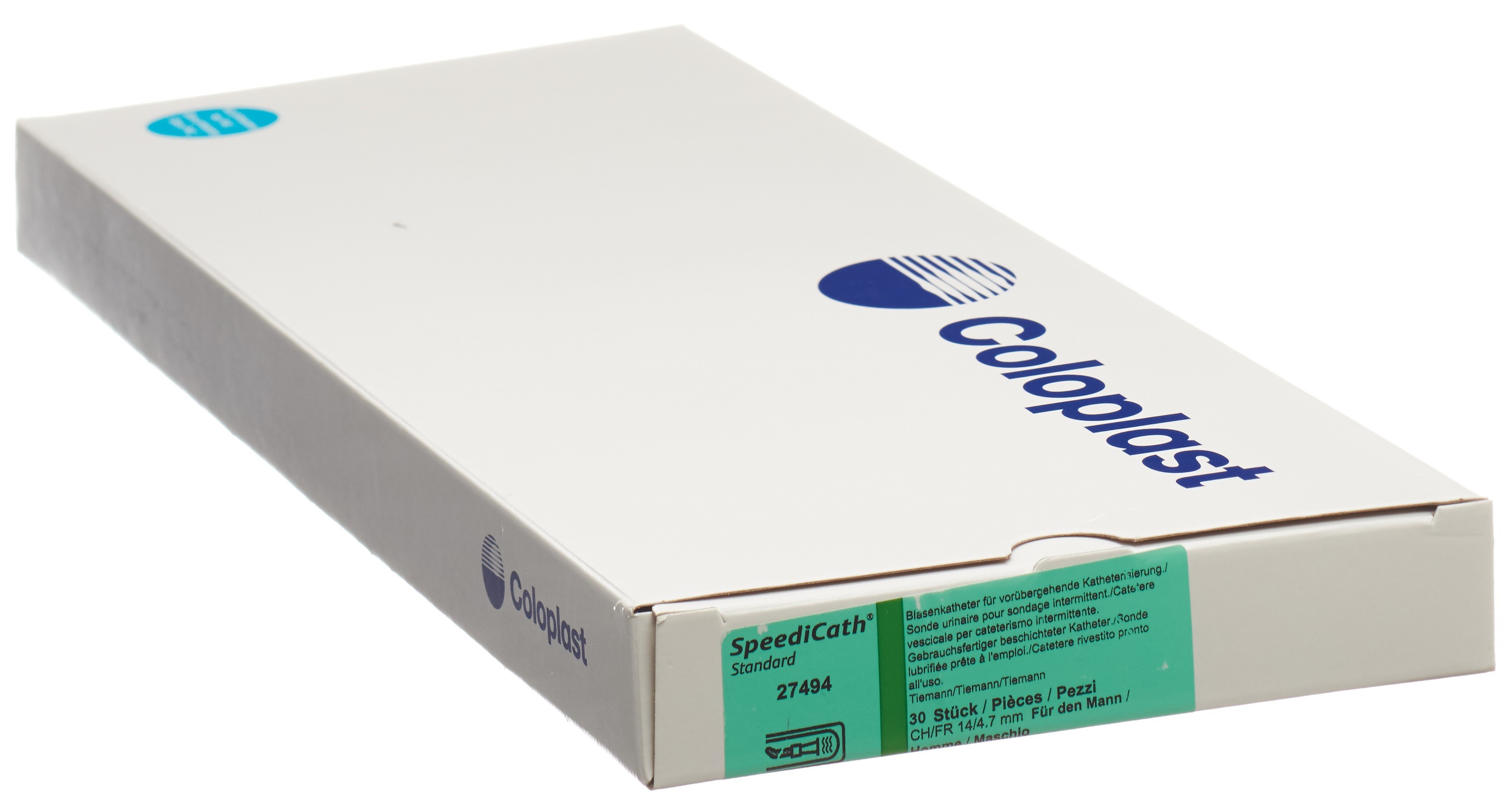 SpeediCath 1x Katheter CH14 40cm Mann Tiemann Conveen