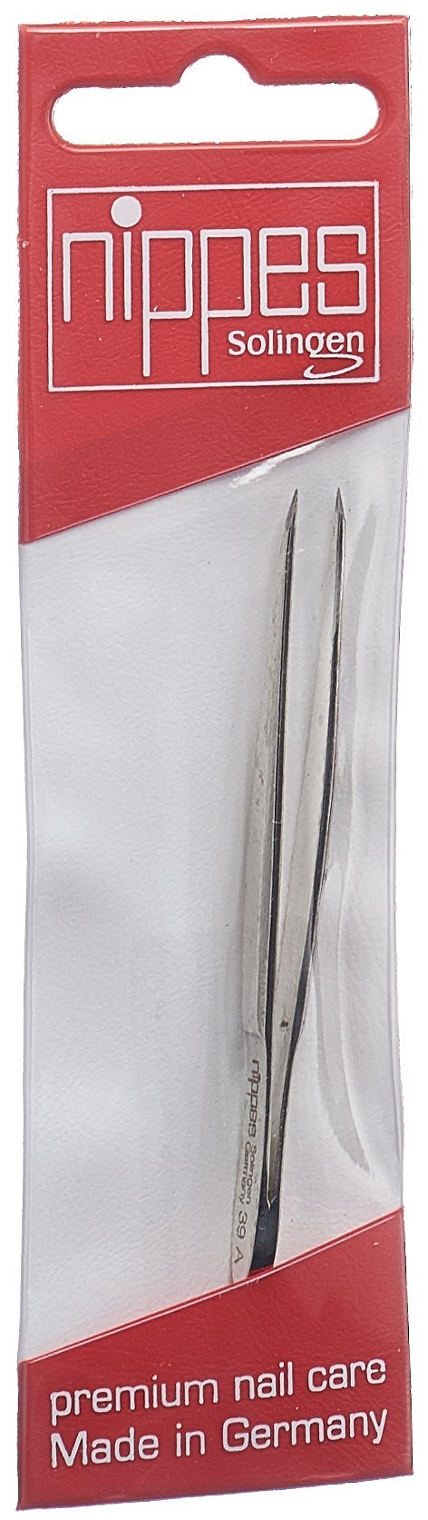 nippes Pinzette 8 cm spitz vernickelt
