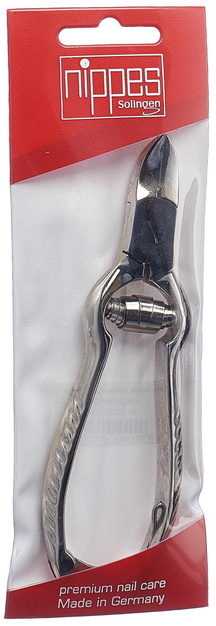 nippes Fussnagelzange 13cm mit Feder vernickelt