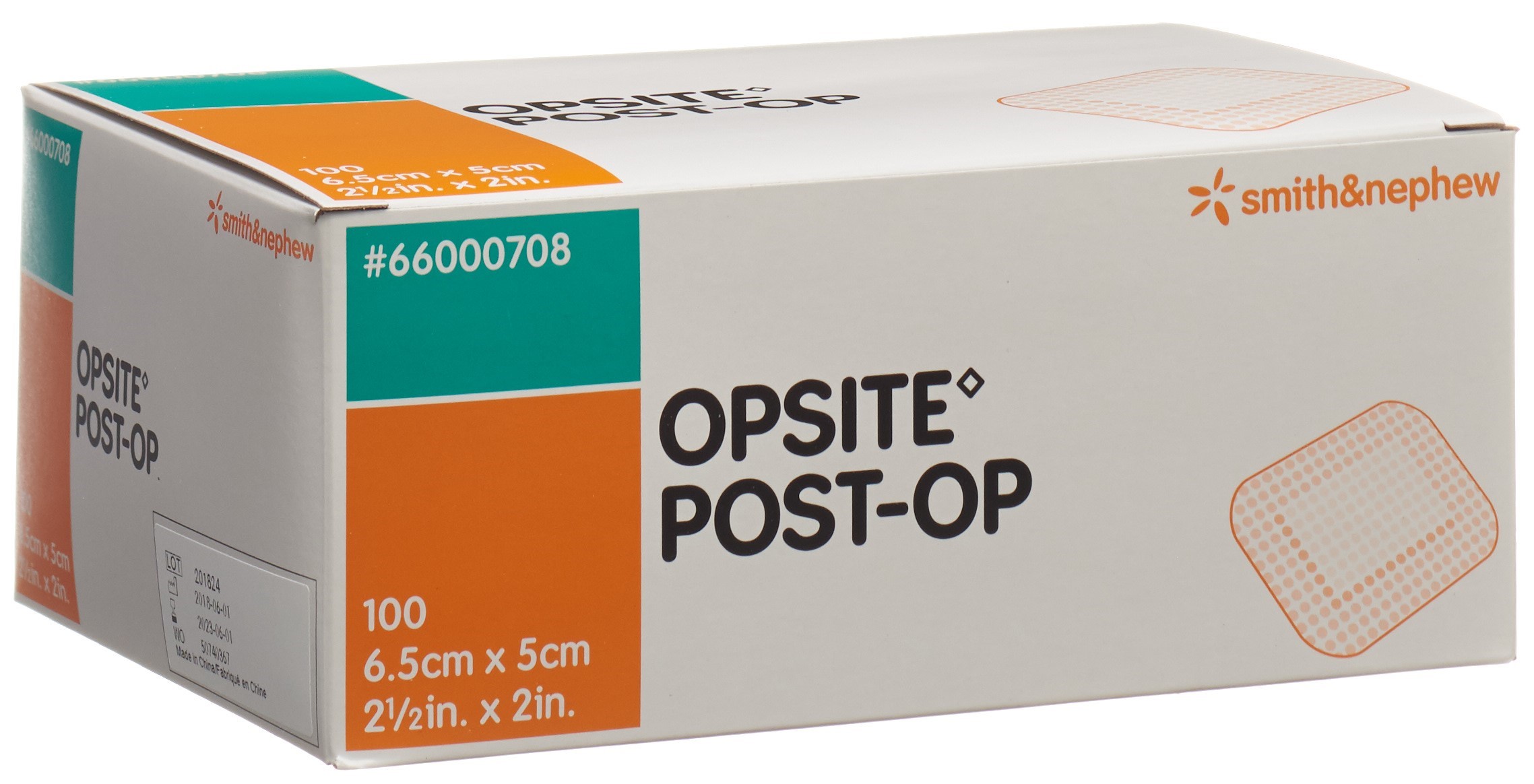 OPSITE POST OP Folienverband 6.5x5cm steril