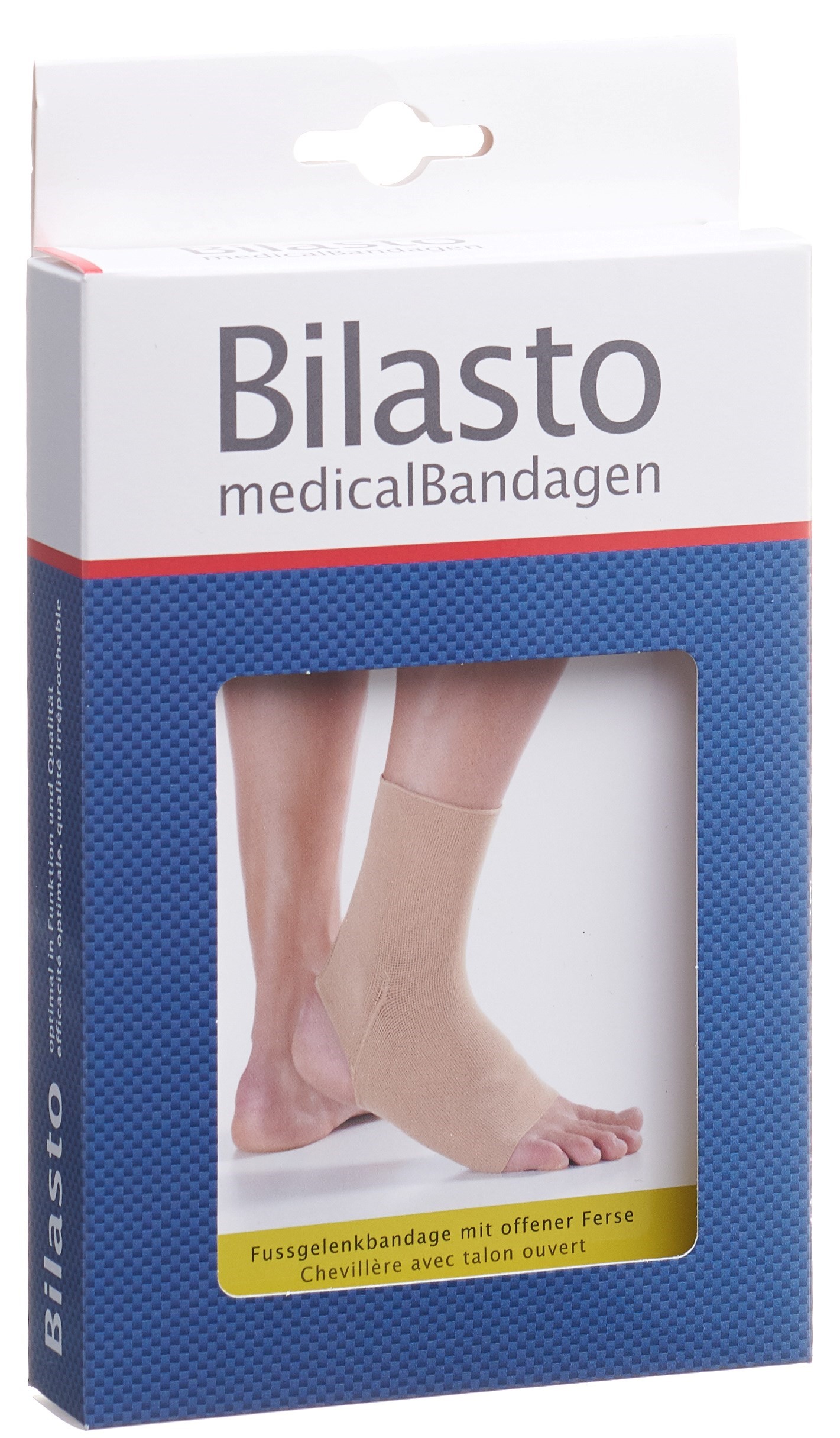 Bilasto Fussgelenkbandage S Ferse offen beige