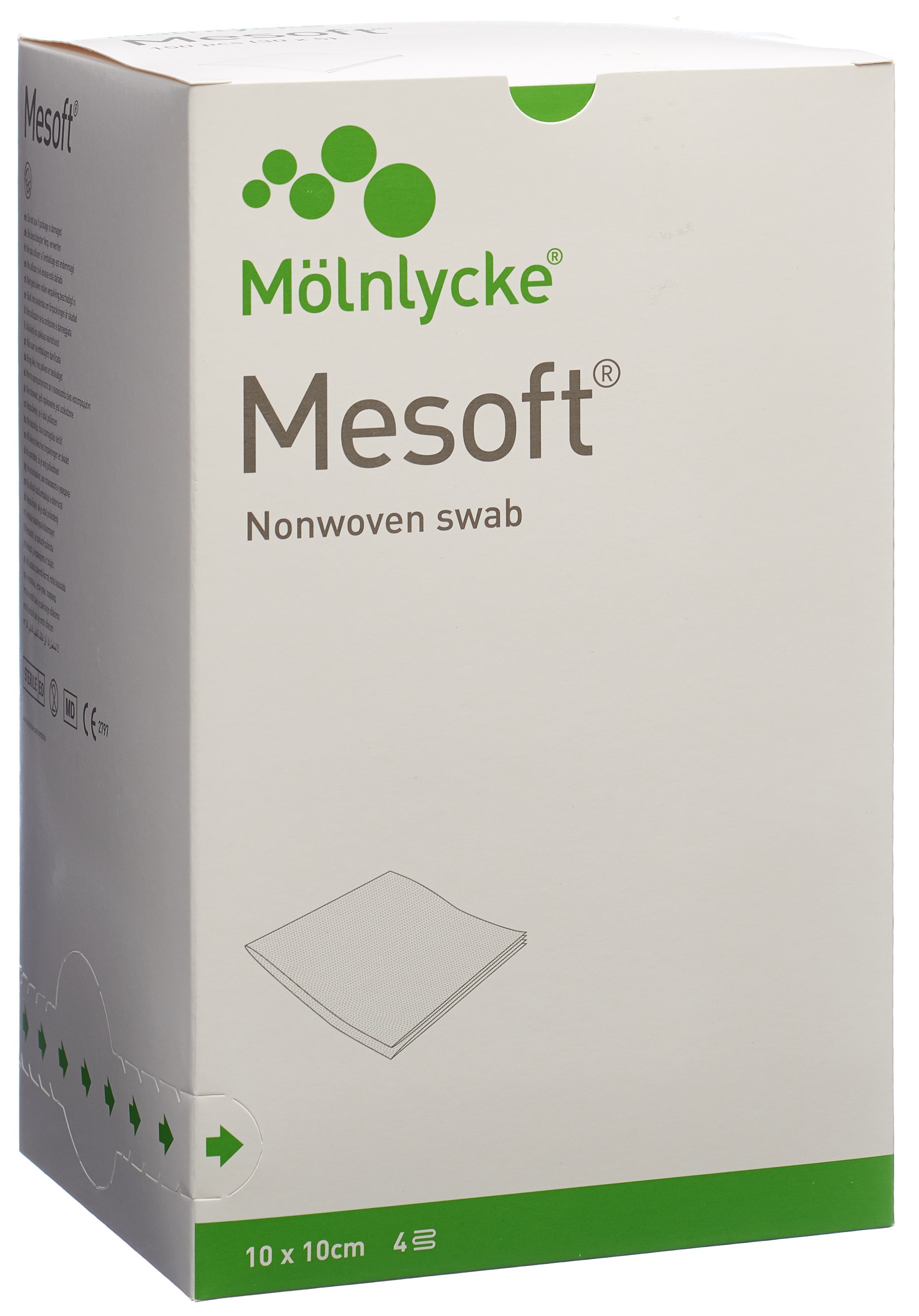 Mesoft Vlieskompressen 10x10cm steril